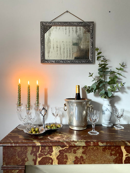 Miroir rectangulaire biseauté 1950