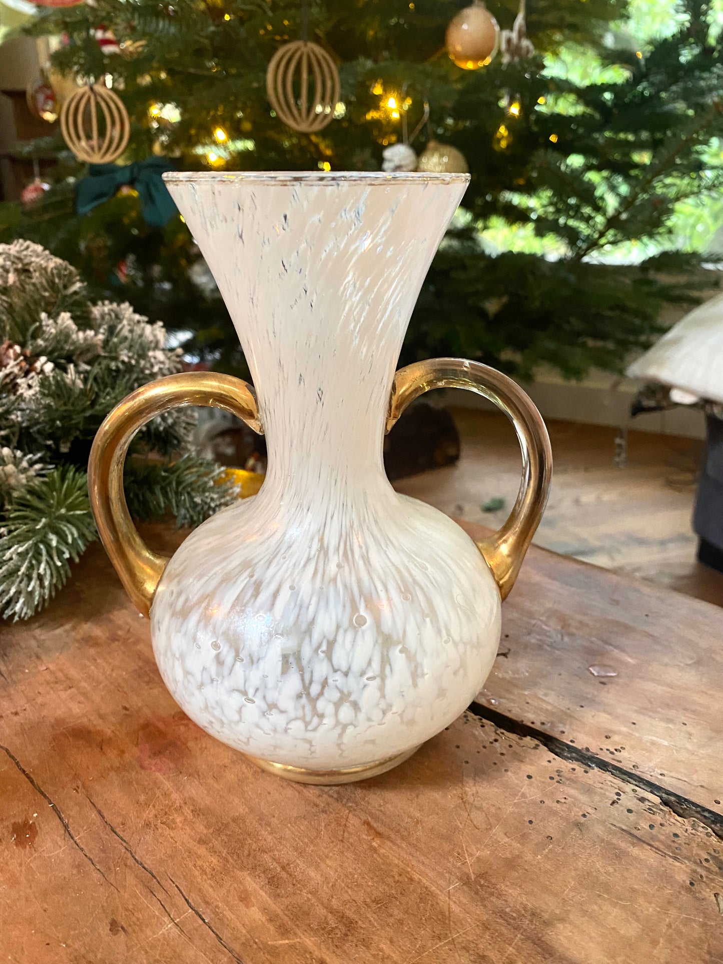 Vase vintage en verre