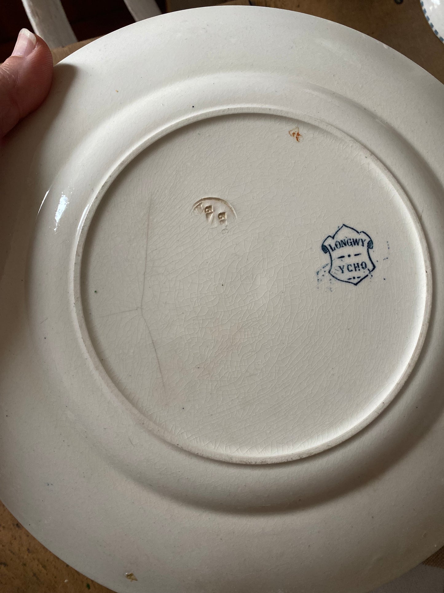 6 assiettes en faïence Terre de fer