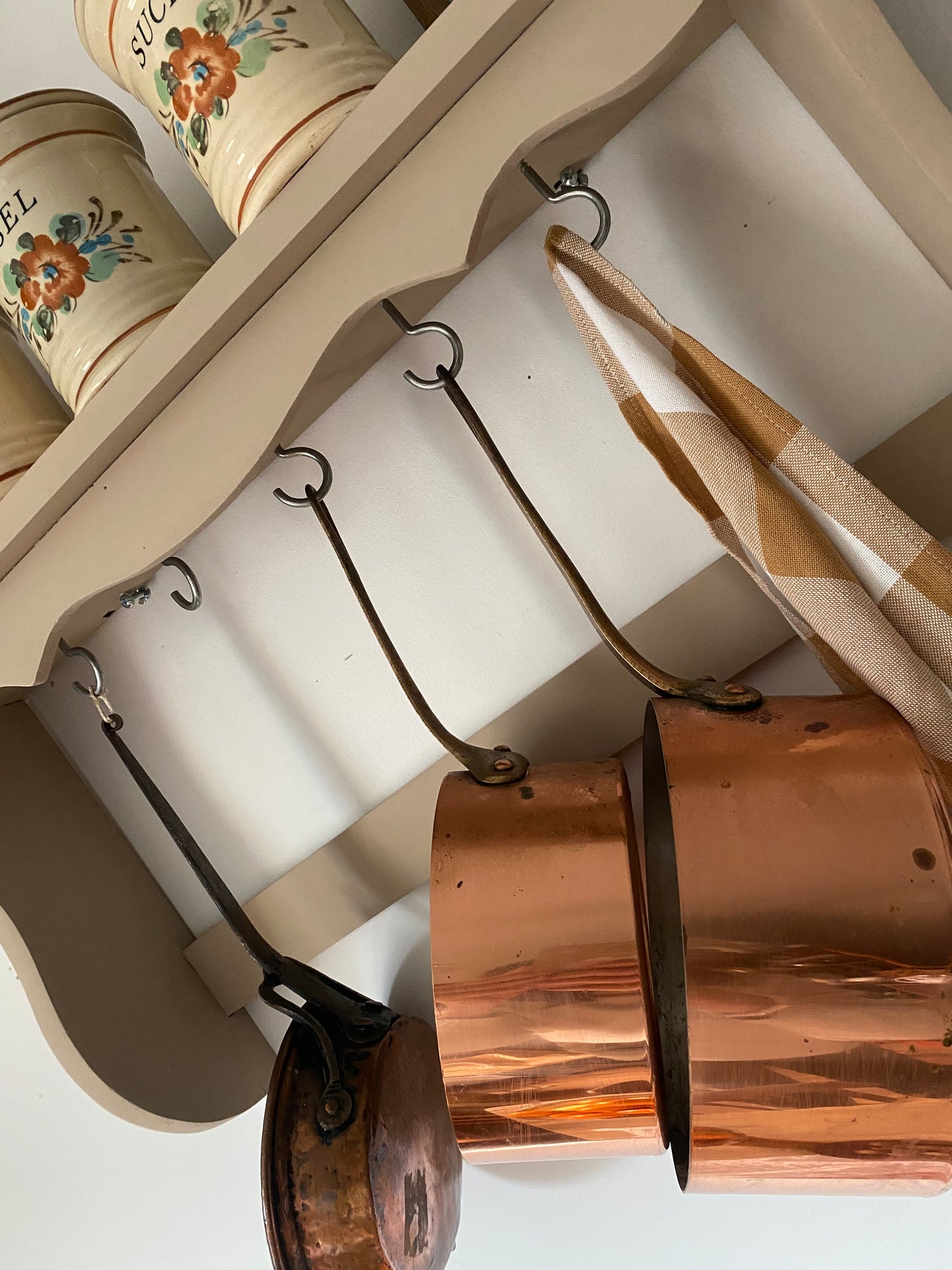 Étagère murale en bois ancien