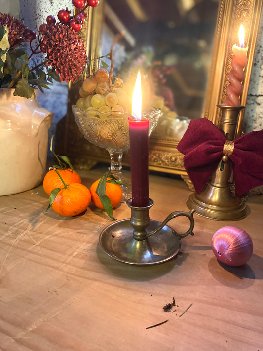 Petit bougeoir en laiton