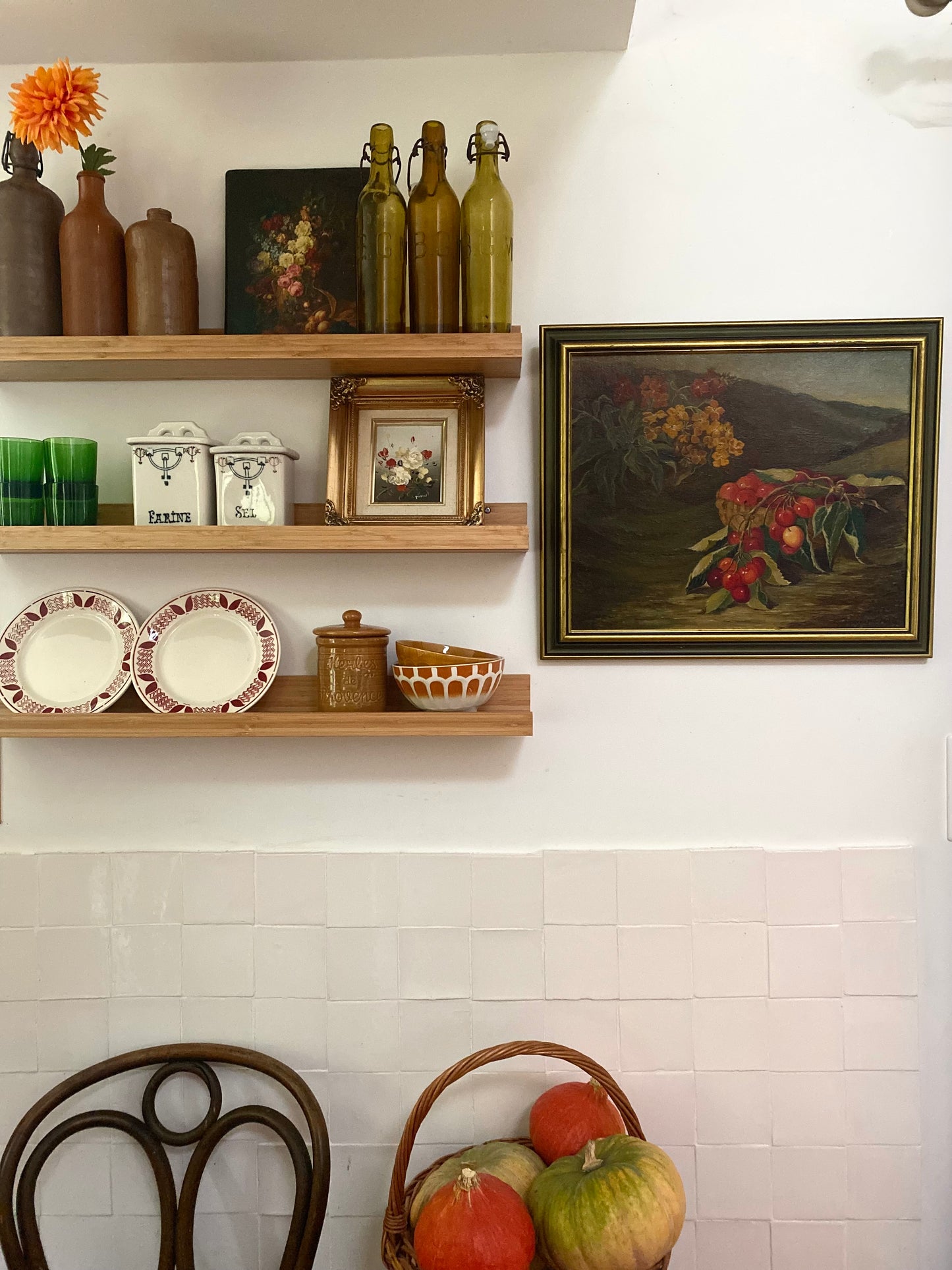 Bouteille en grès ancien