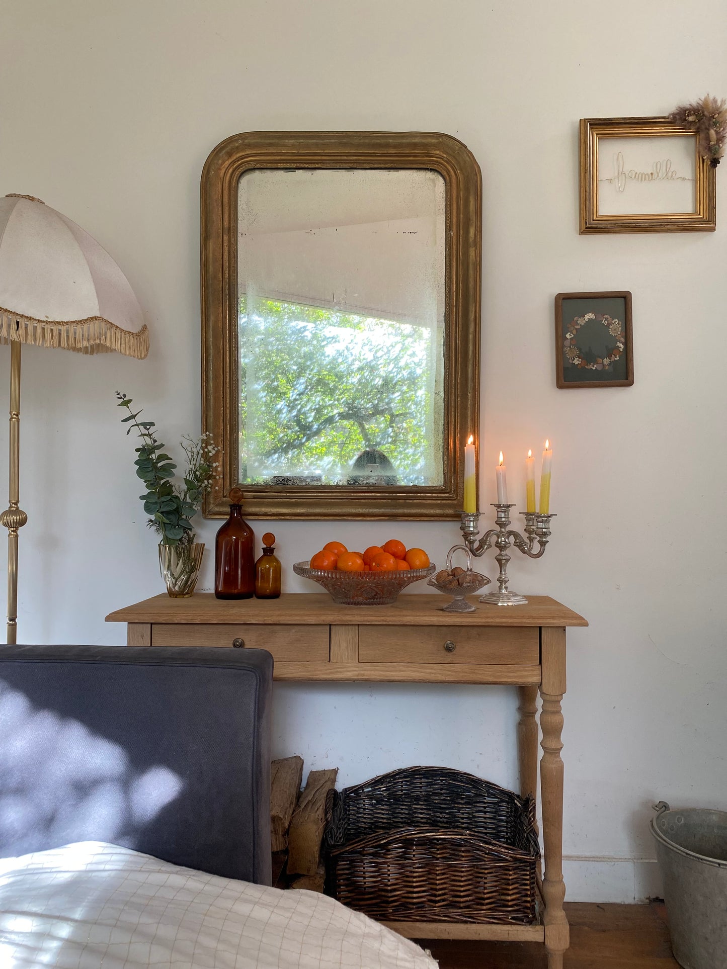 Candélabre ancien à cinq branches