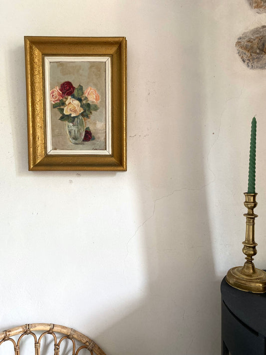 Huile sur toile encadrée