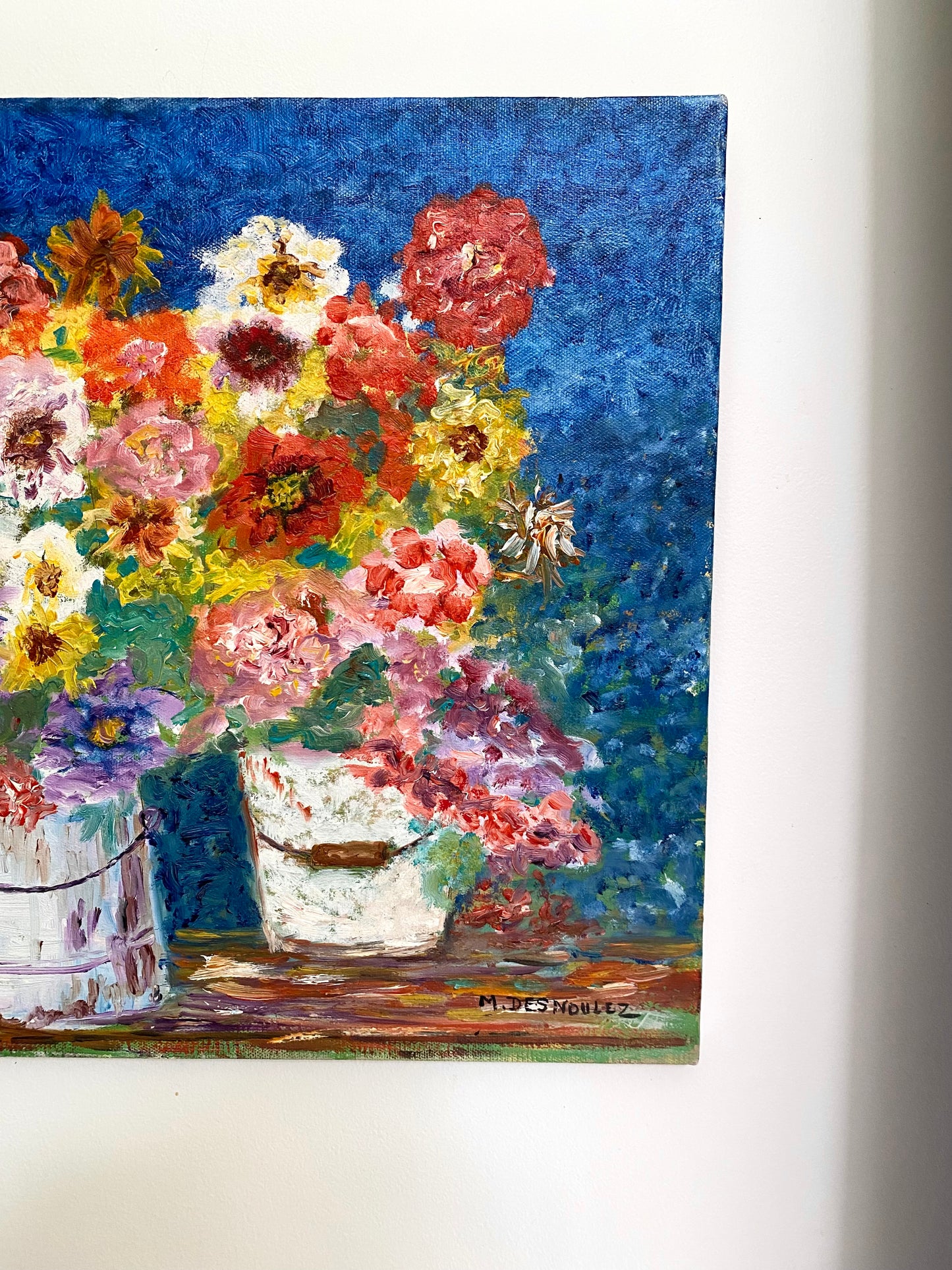 Huile sur toile vintage