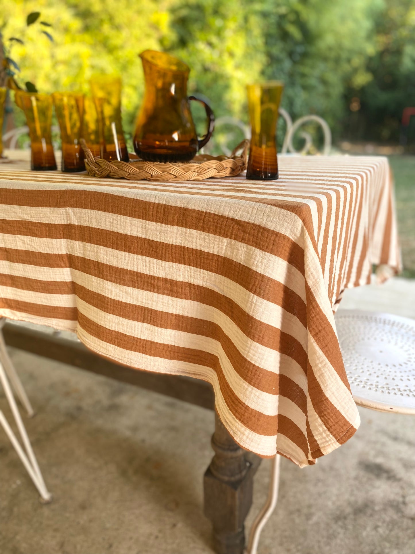 Nappe D’Yvette à Simone * Meyuko— Gaze de coton