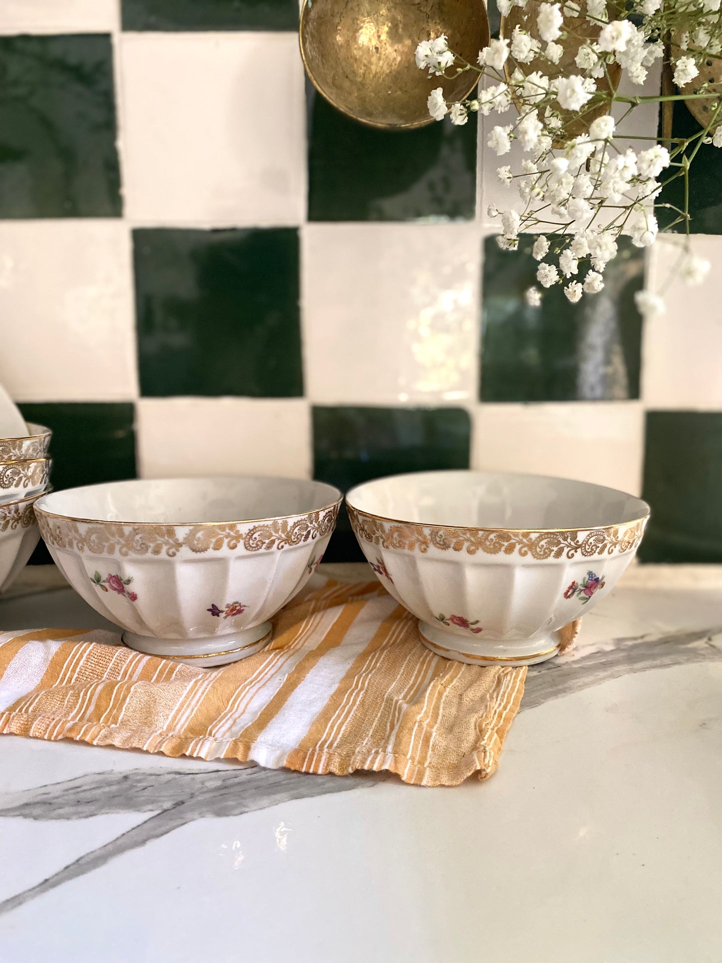 Bols – Porcelaine de Limoges fin du XIXe siècle / début du XXe siècle