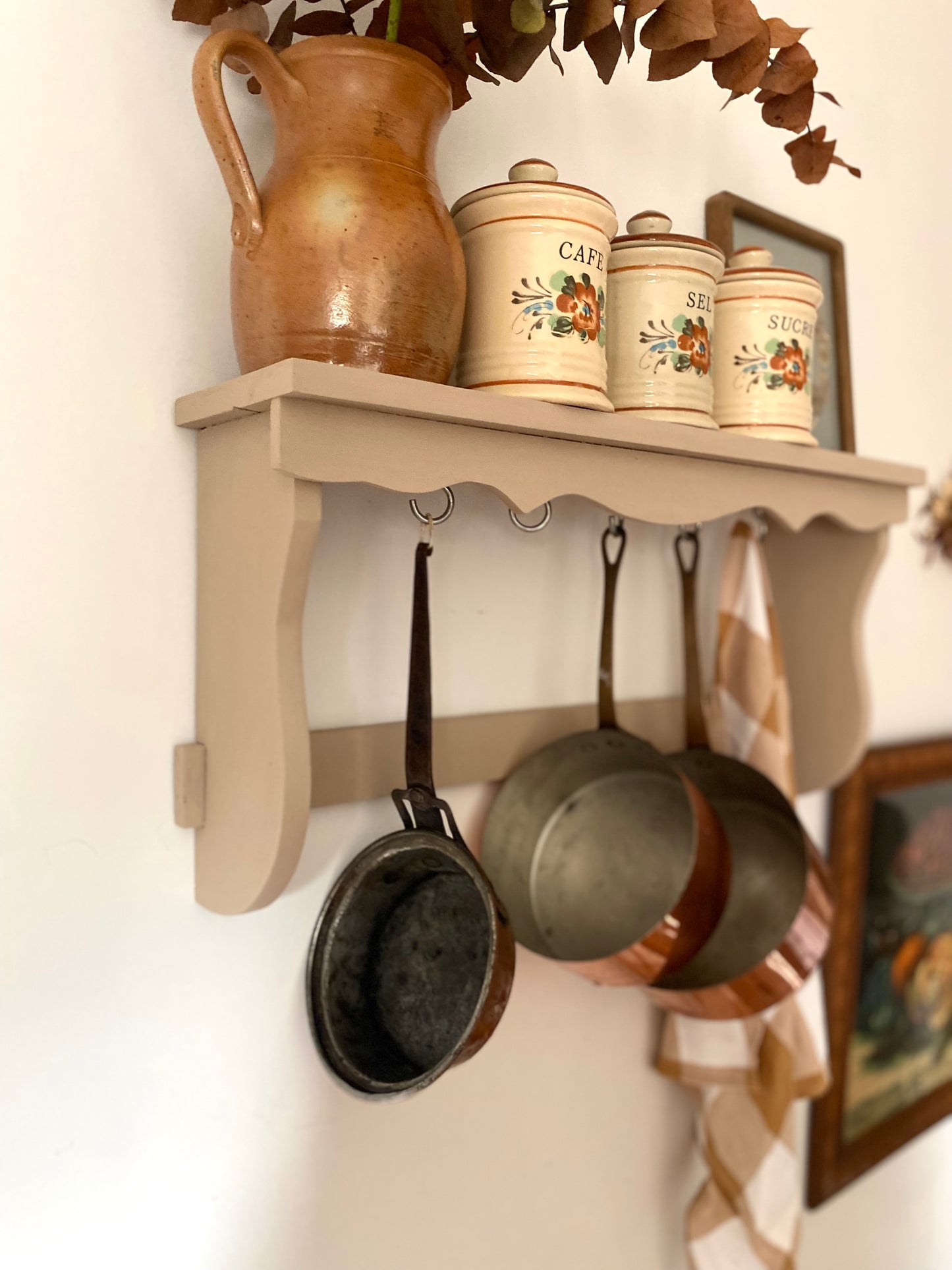 Casserole en cuivre ancien