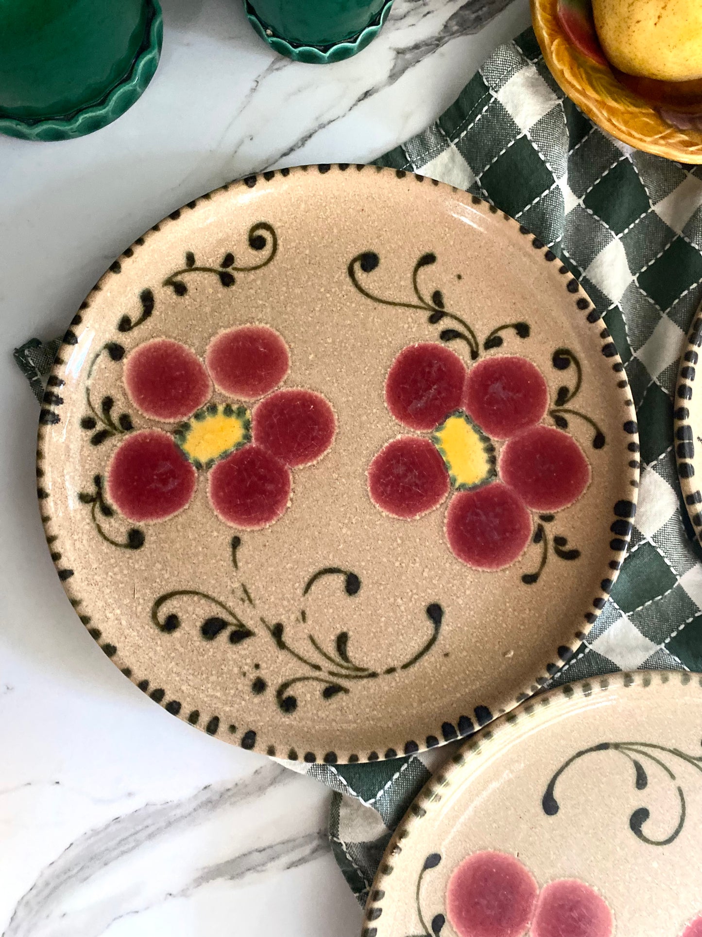 Assiettes en grès