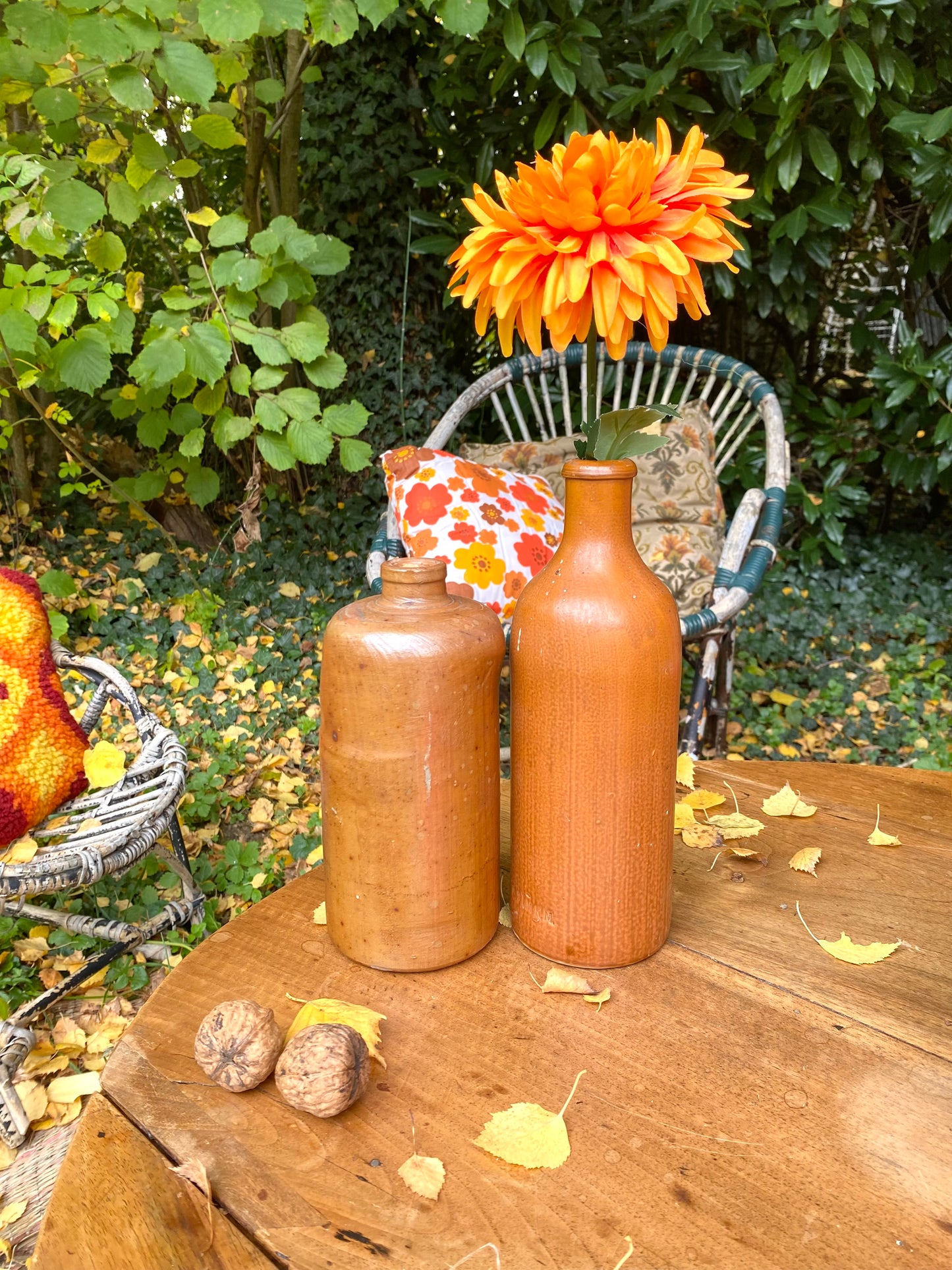 Bouteille en grès ancien