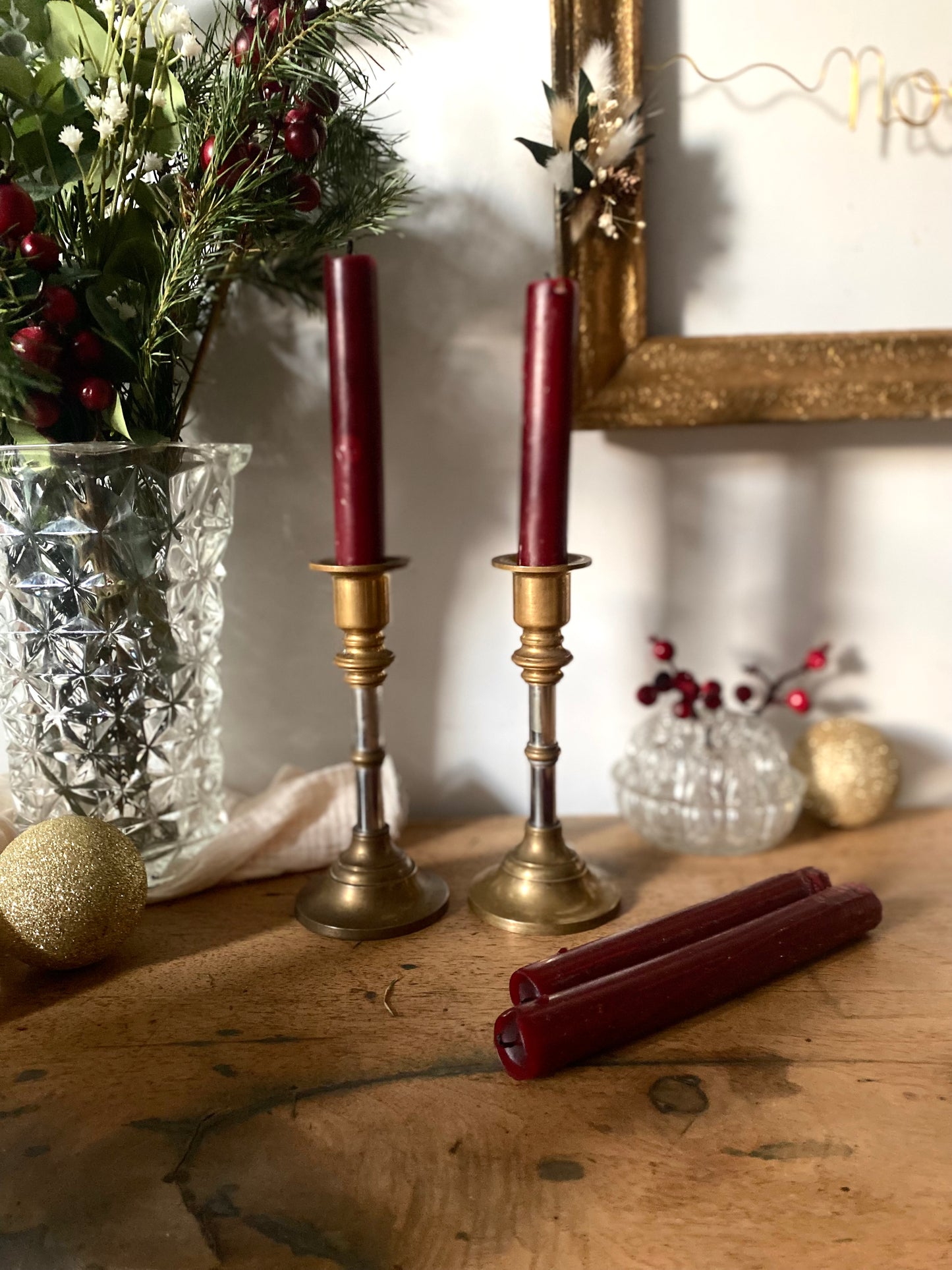 Paire de bougeoir ancien