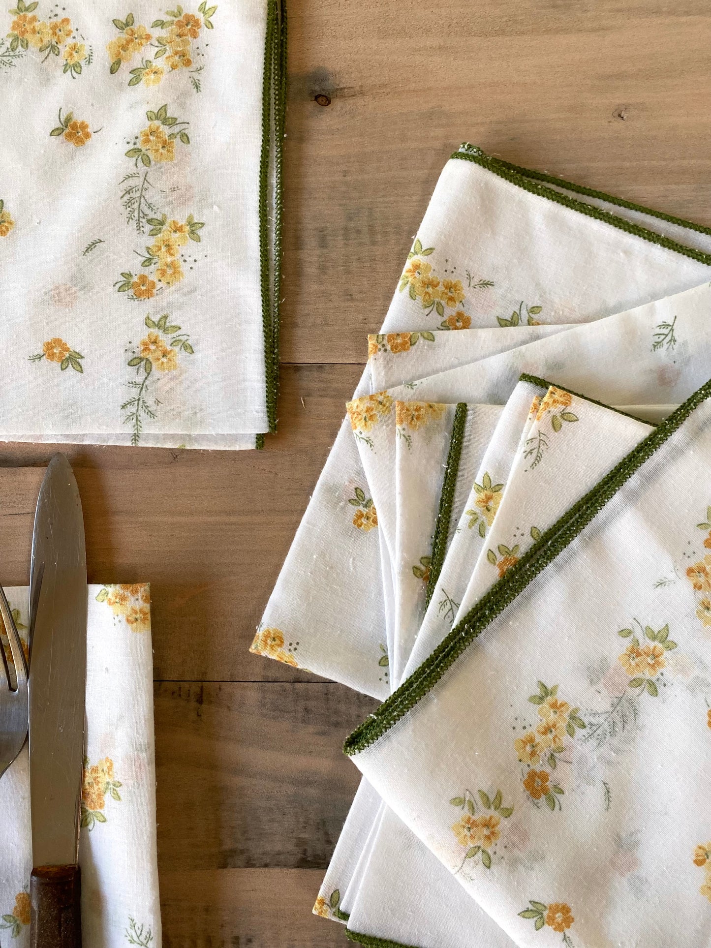 Serviettes de table en coton