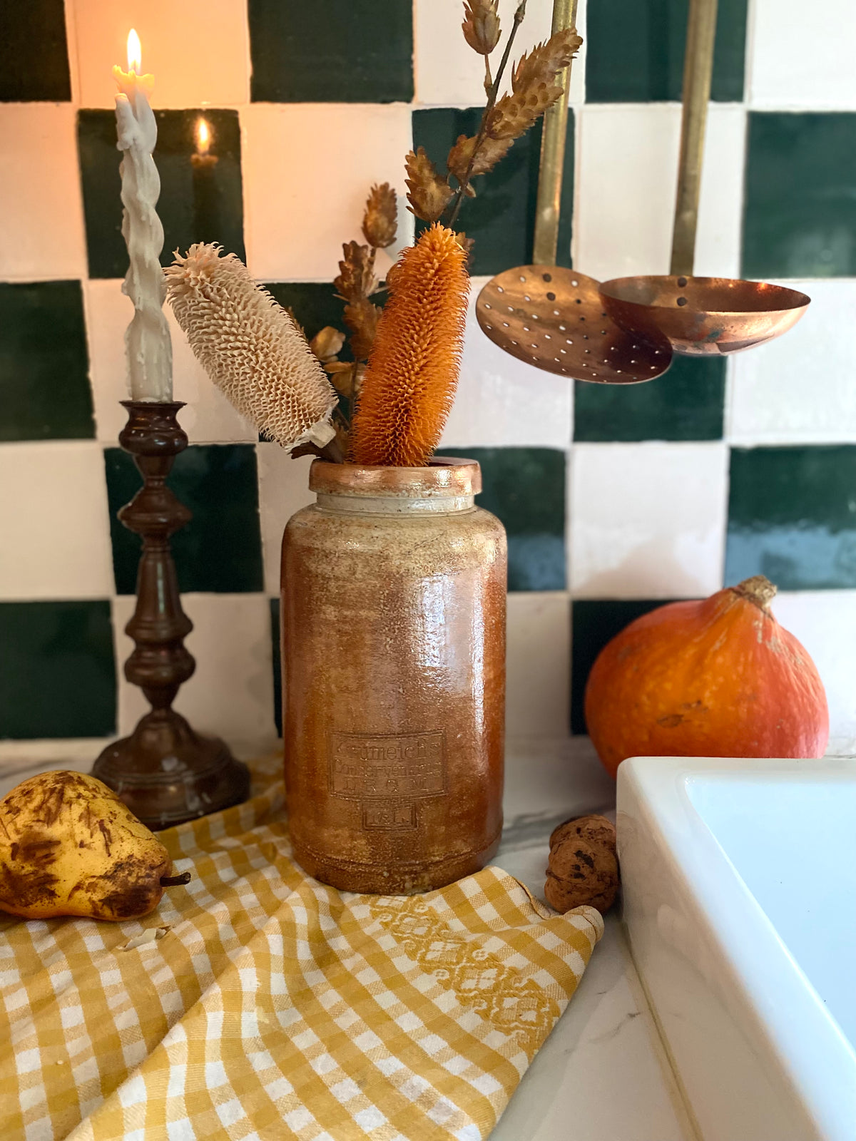 Pot à conserve en grès salé Krumeich's ,1900-1930