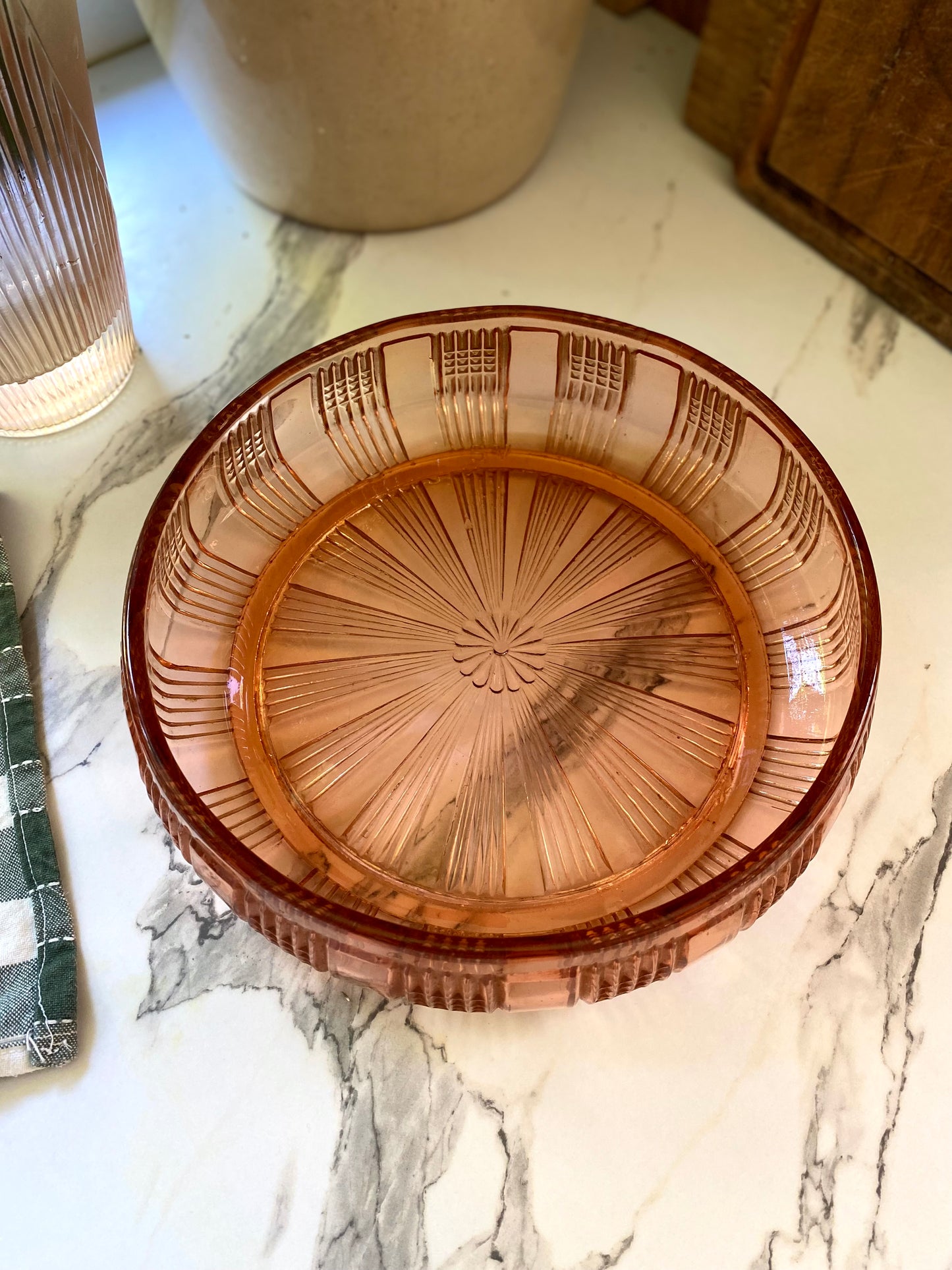 Coupe de présentation en Rosaline quadrillée 1960