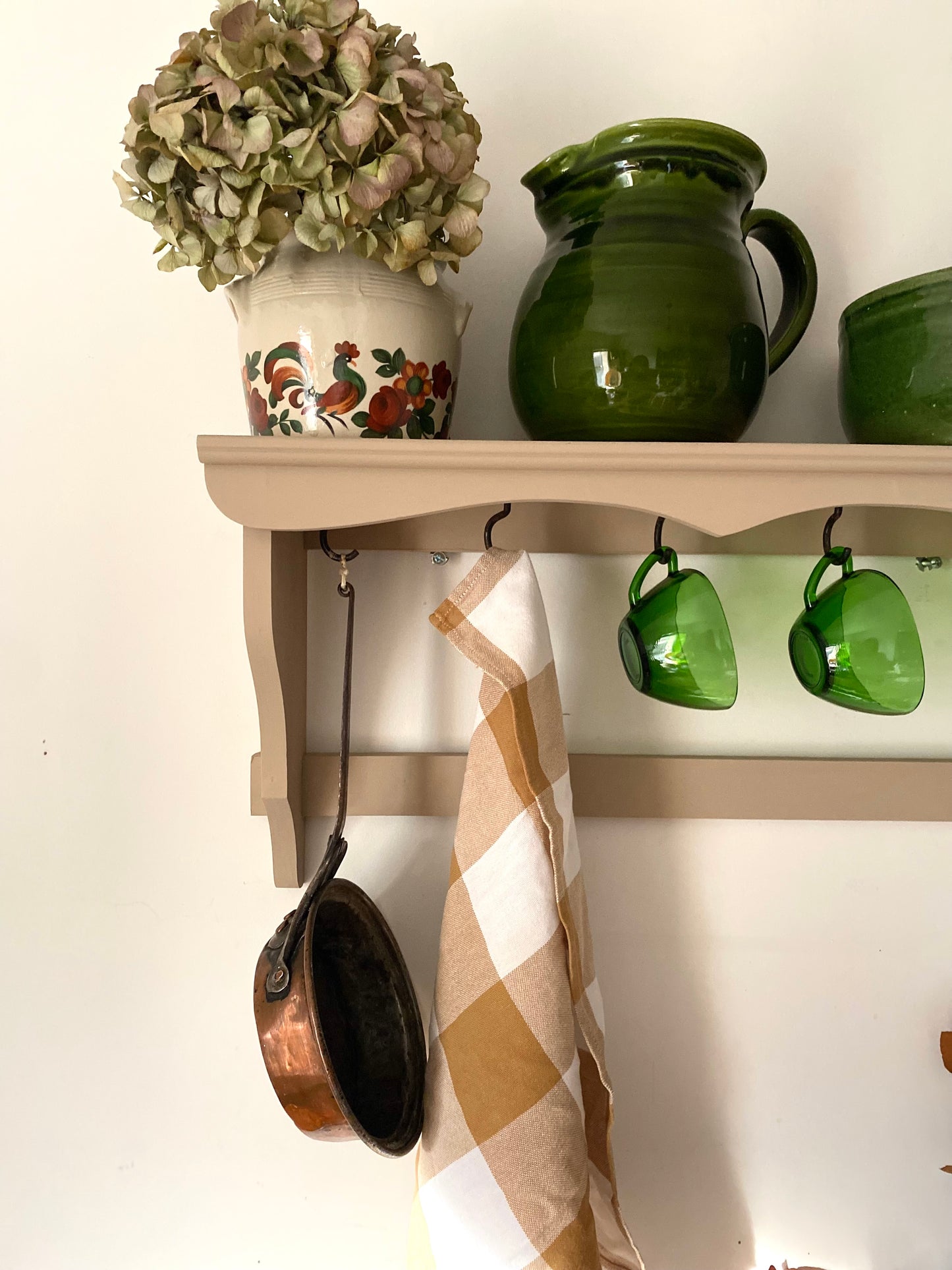 Étagère murale en bois ancien