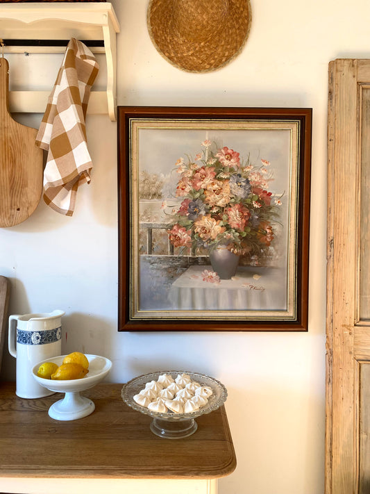 Huile sur toile ancienne