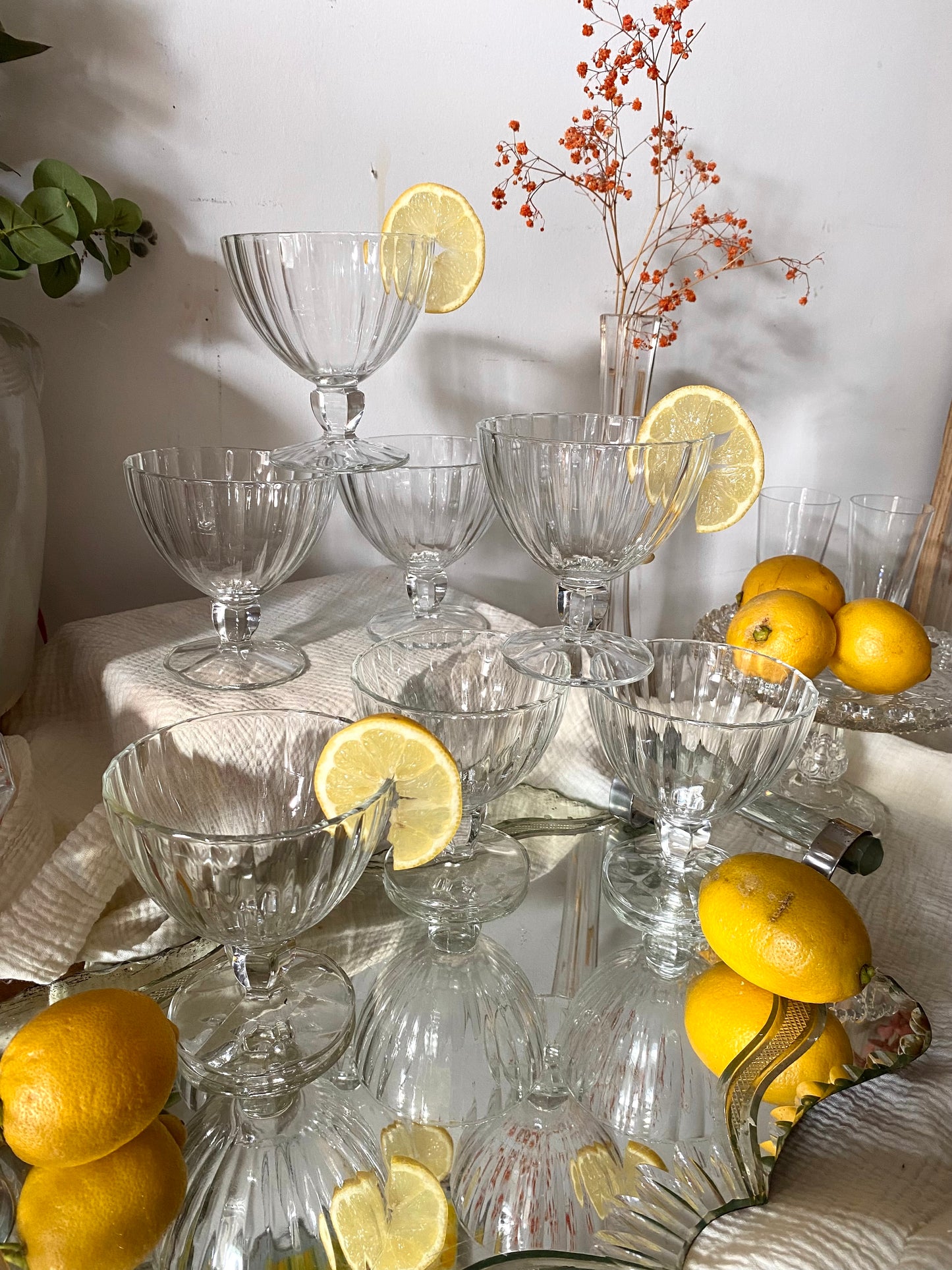 7 Coupes à glace vintage