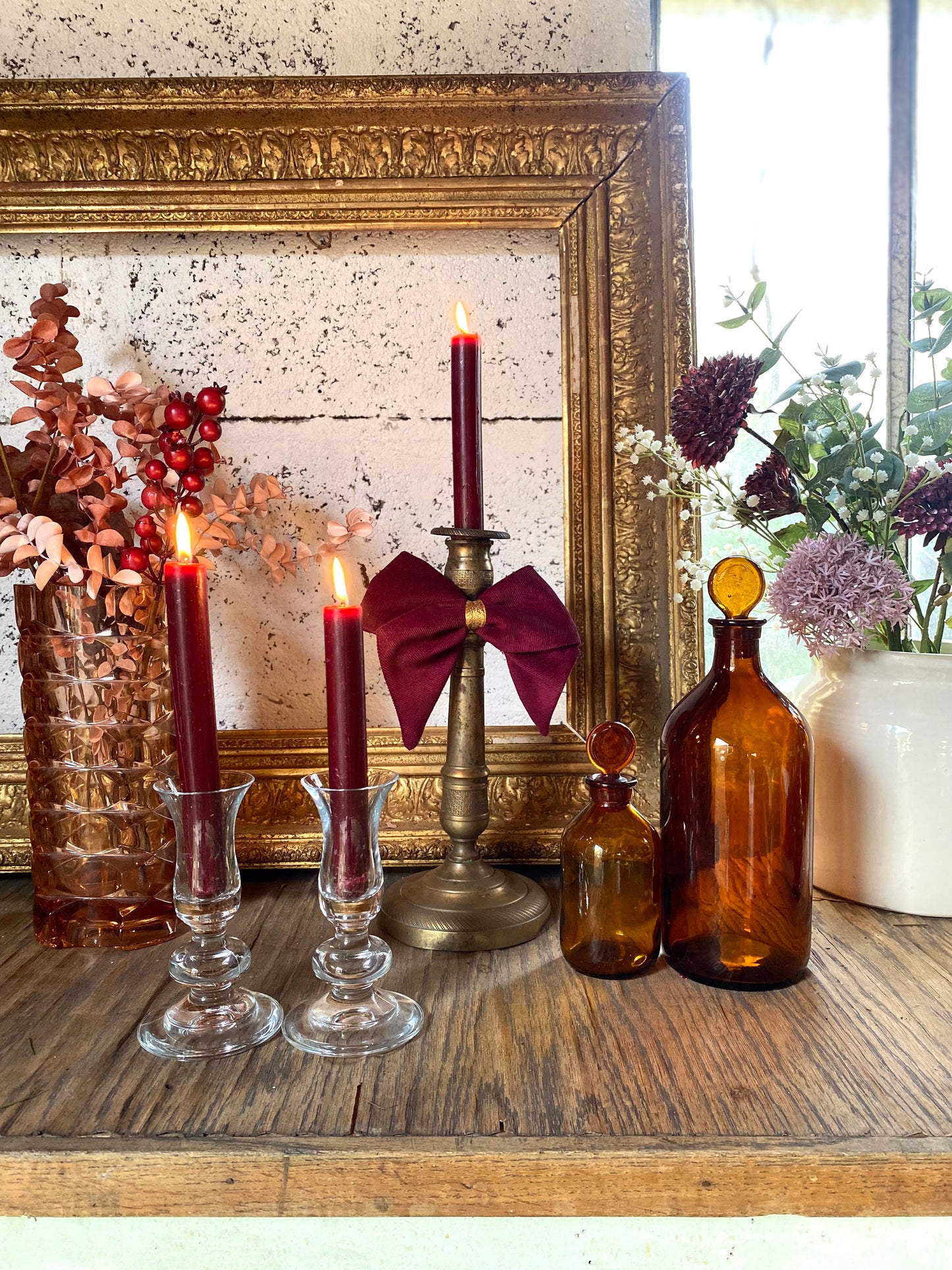 Vase Art Déco en Rosaline