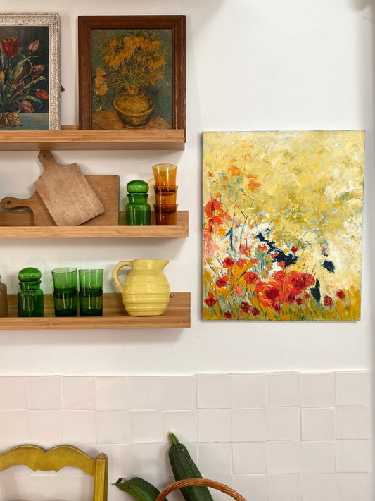 Huile sur toile vintage