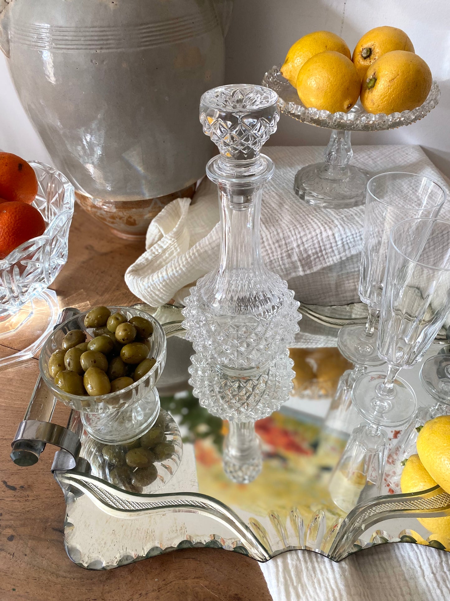 Carafe à liqueur en cristal - 1930