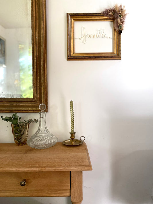 Cadre ancien décoré