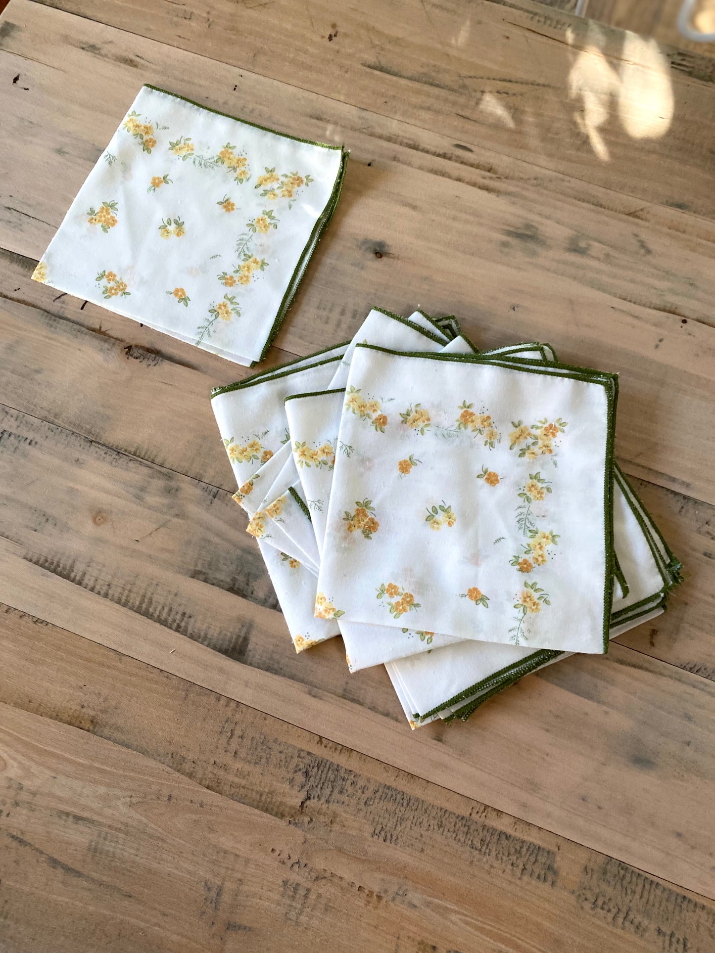 Serviettes de table en coton