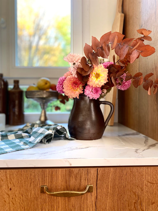 Pichet en céramique chocolat