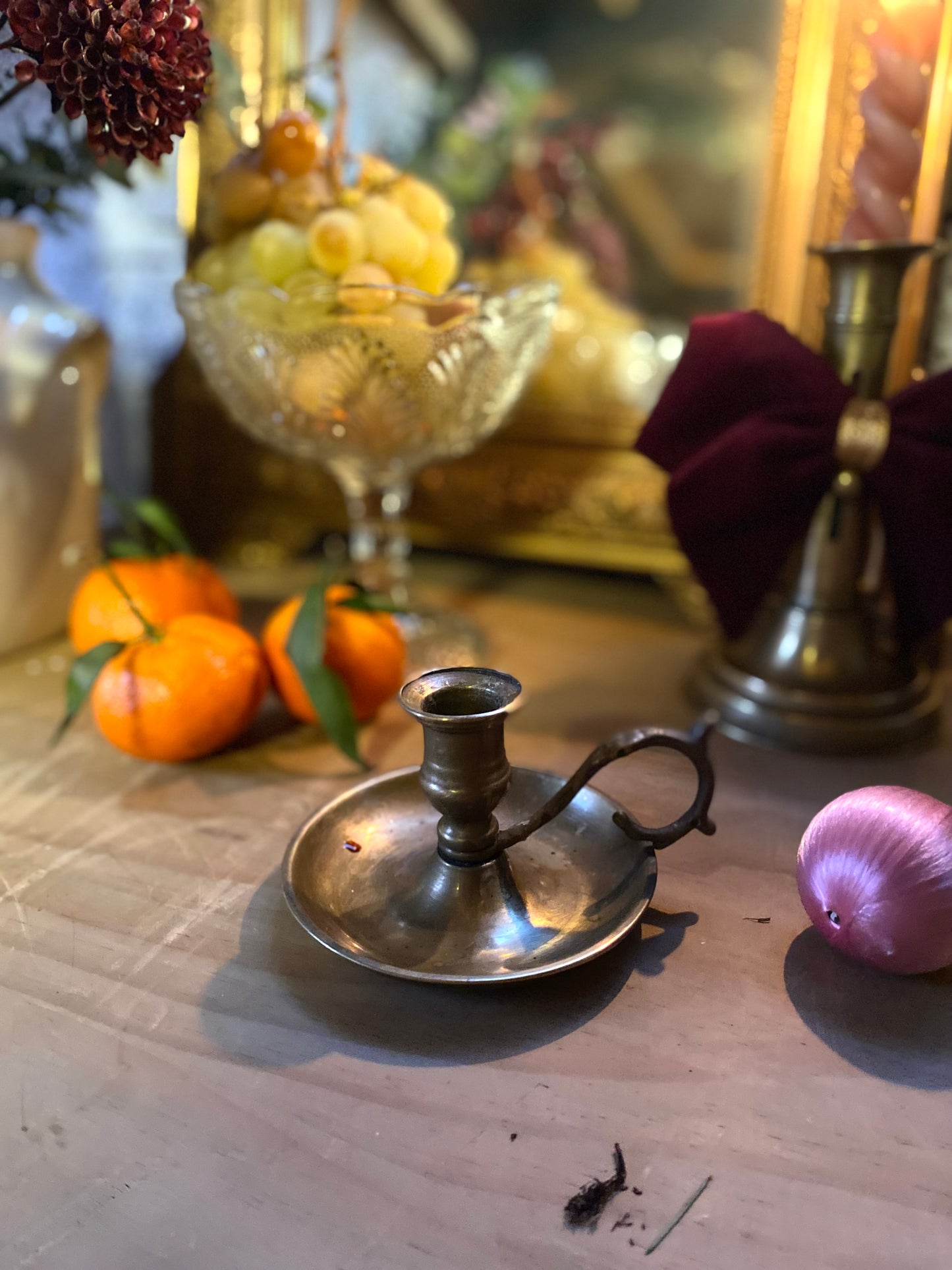 Petit bougeoir en laiton