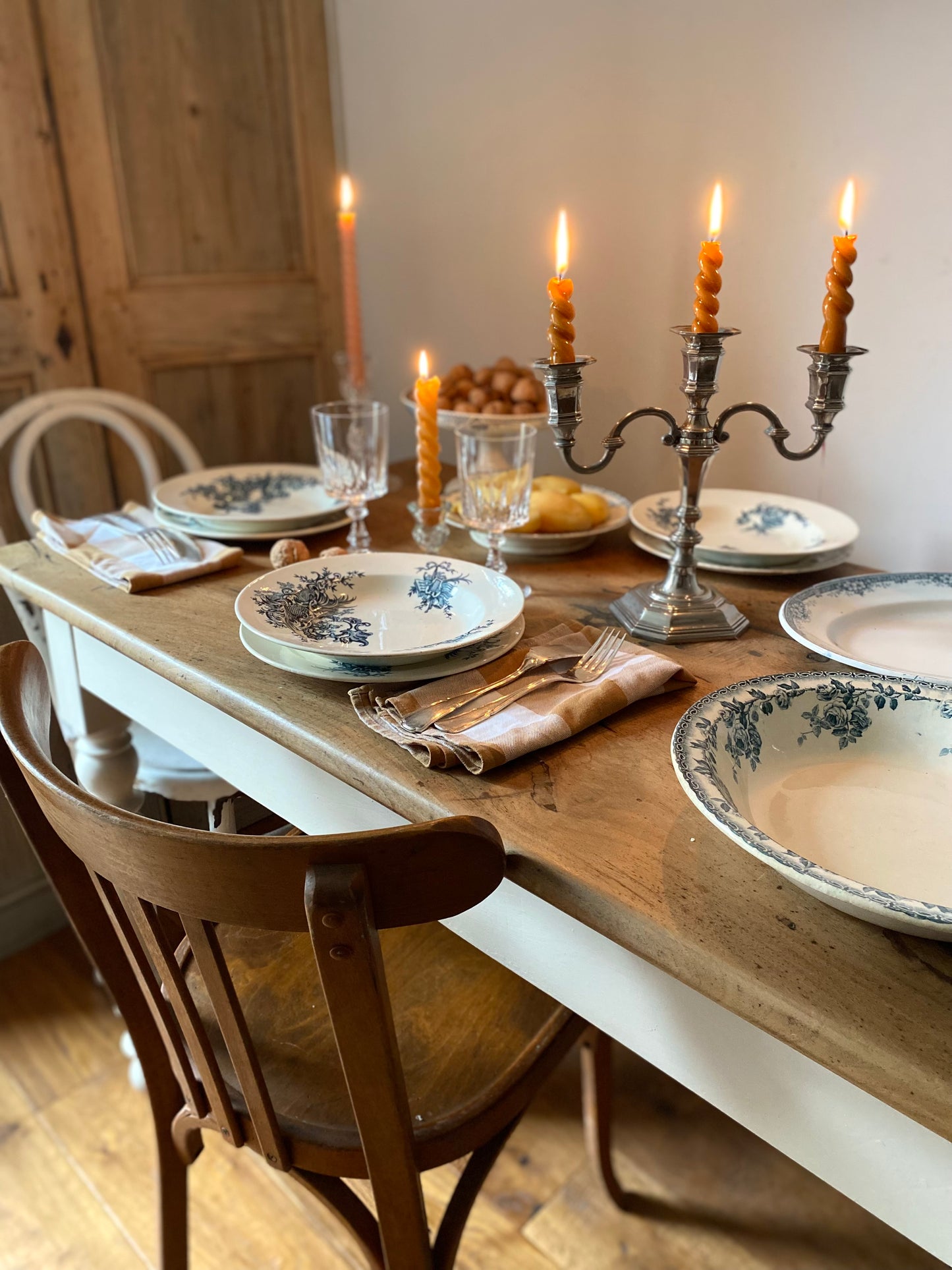 6 assiettes en faïence Terre de fer