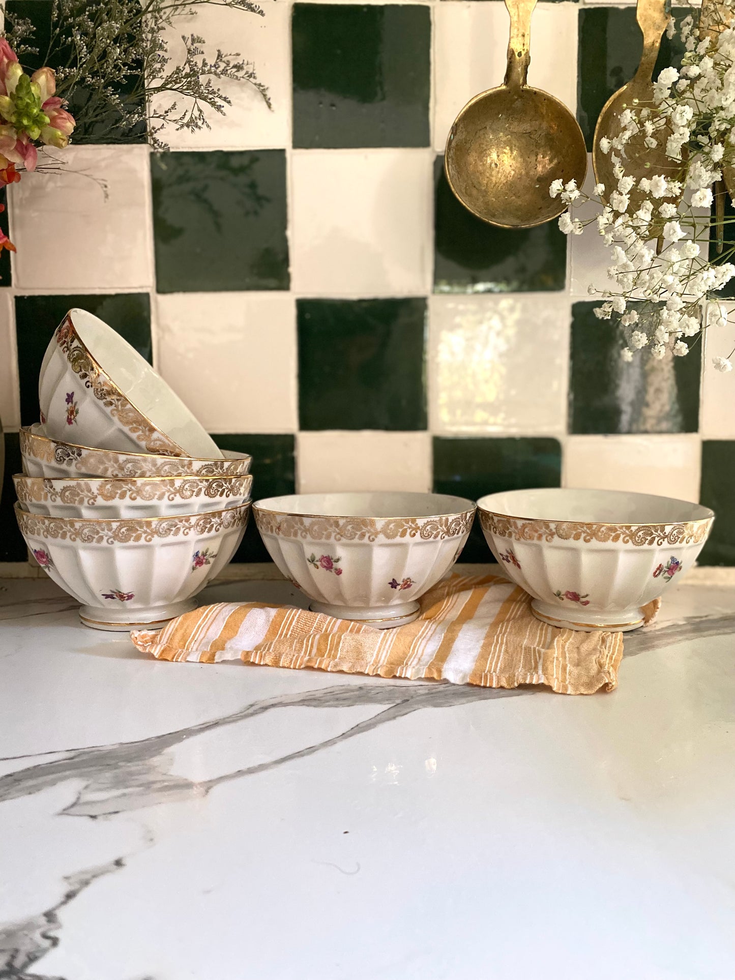 Bols – Porcelaine de Limoges fin du XIXe siècle / début du XXe siècle