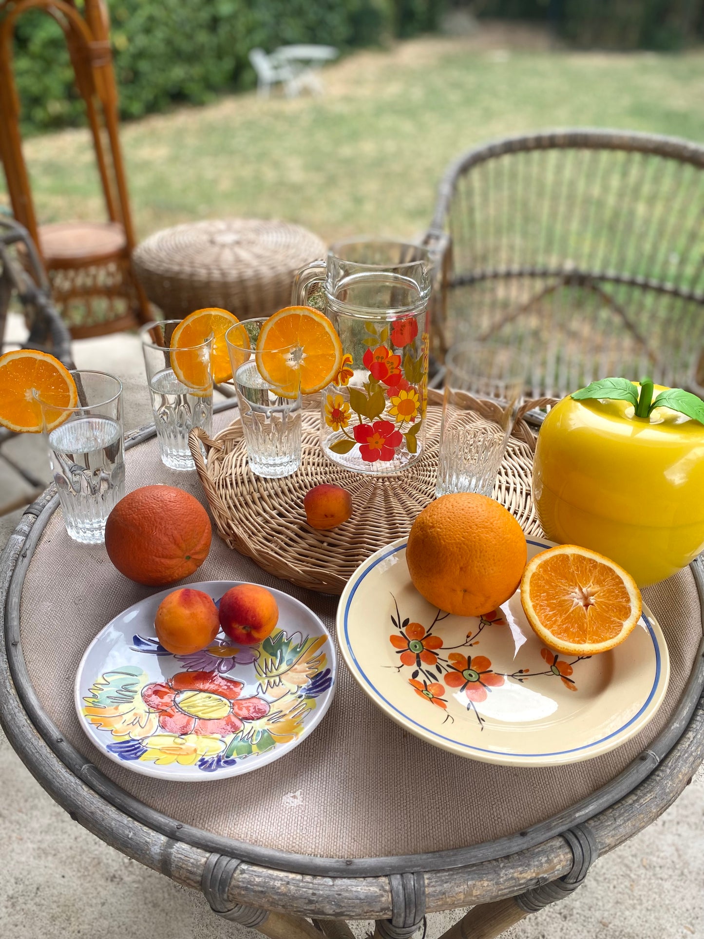 Service à orangeade 70’s