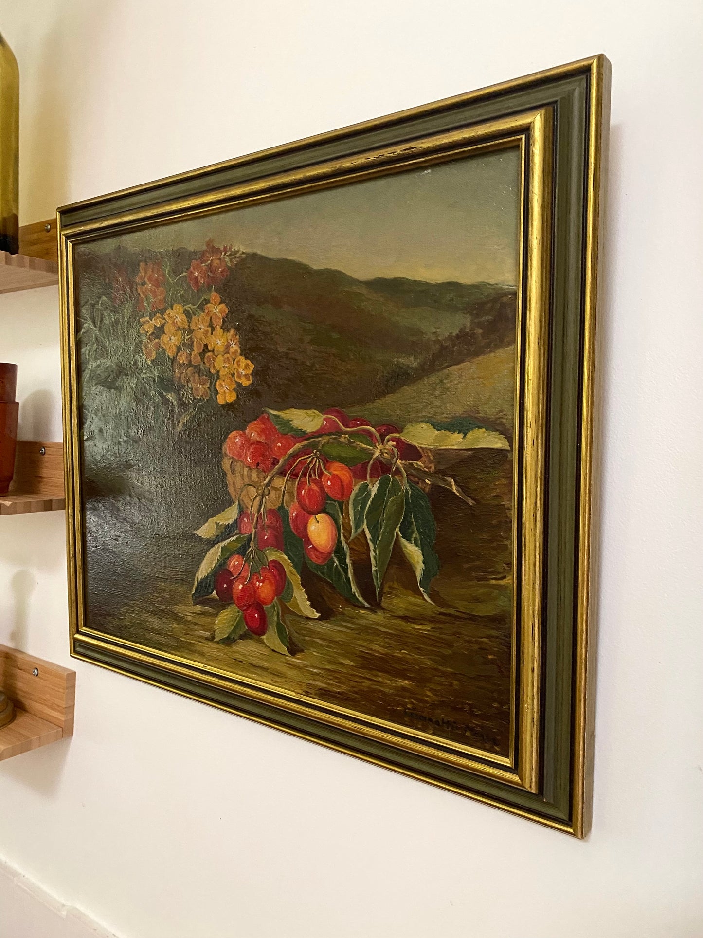 Nature morte à l’huile ancienne