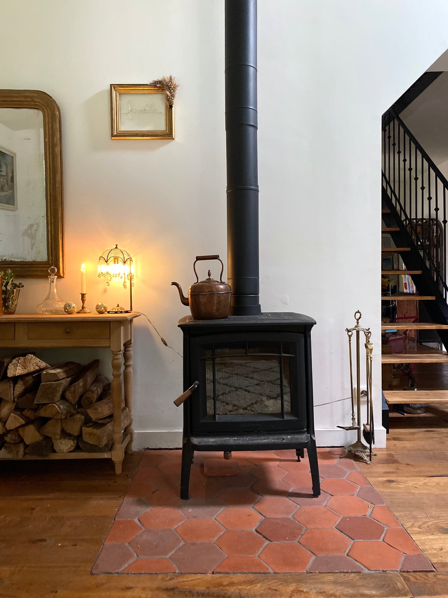 Lampe à pampille Art Déco