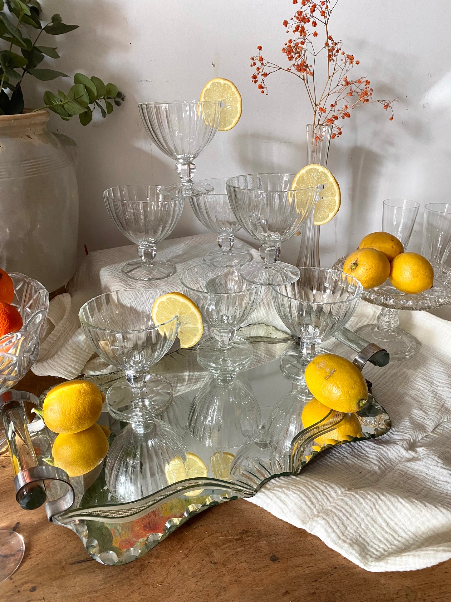 7 Coupes à glace vintage