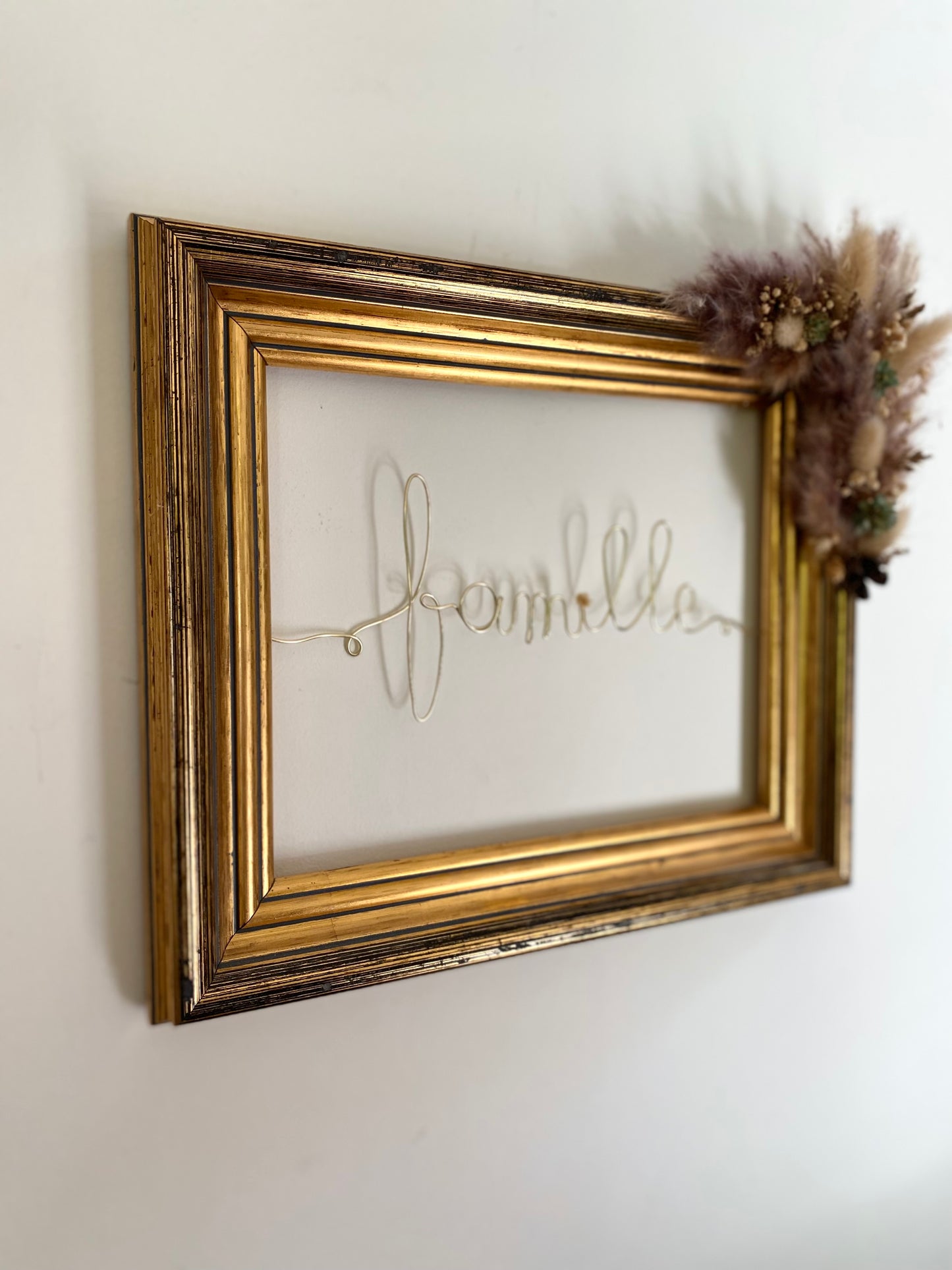 Cadre ancien décoré