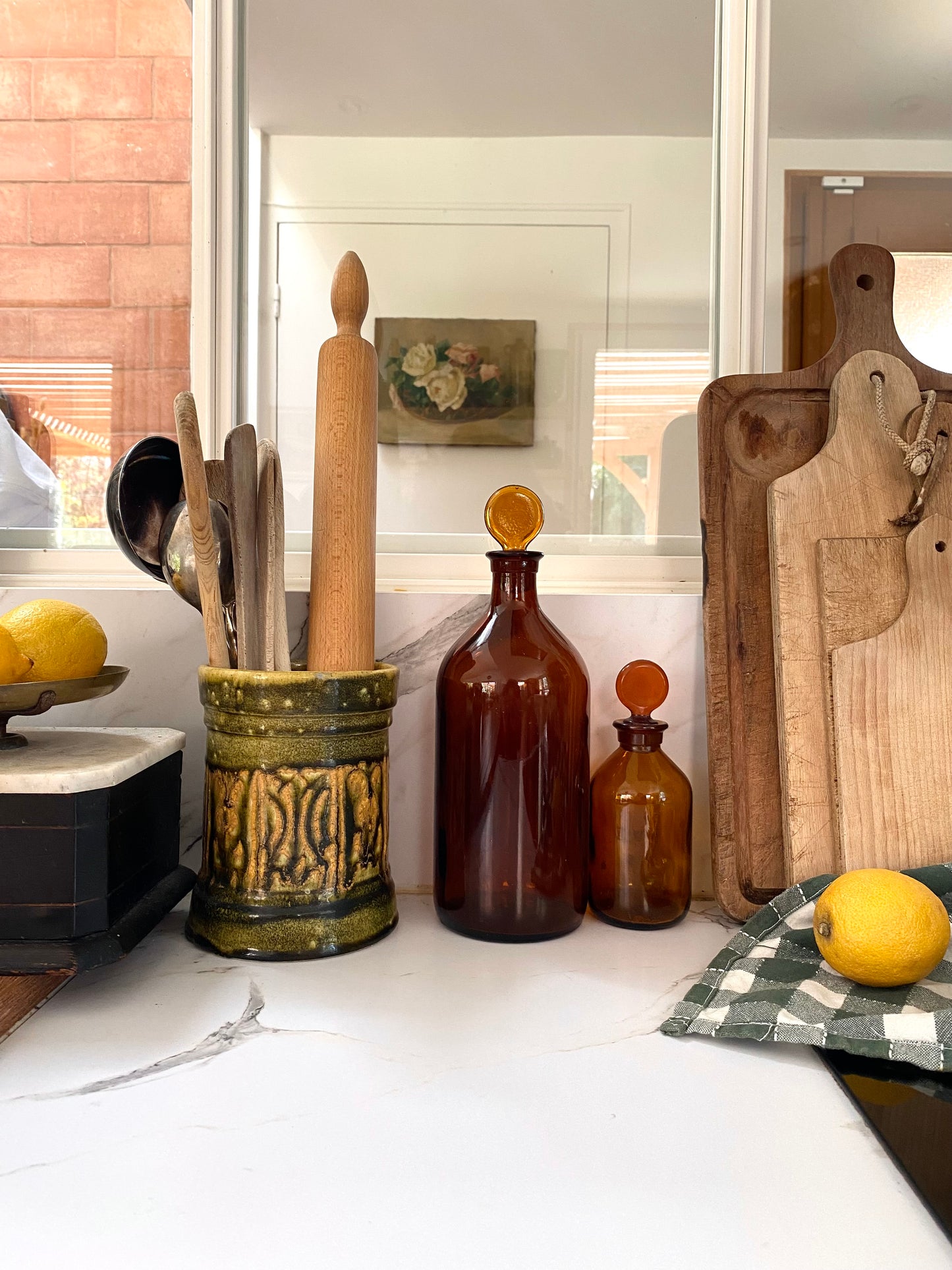 Duo de flacons d’apothicaire - 1930