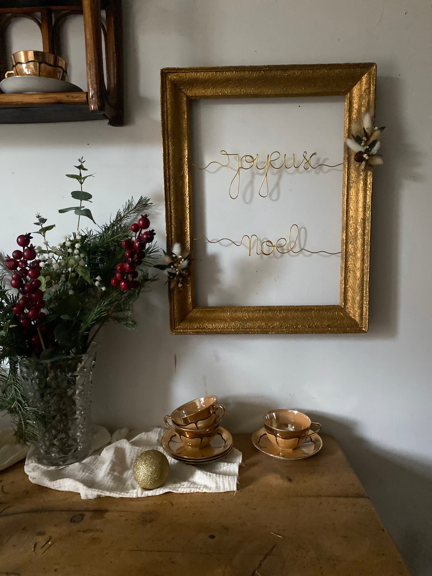 Cadre ancien décoré