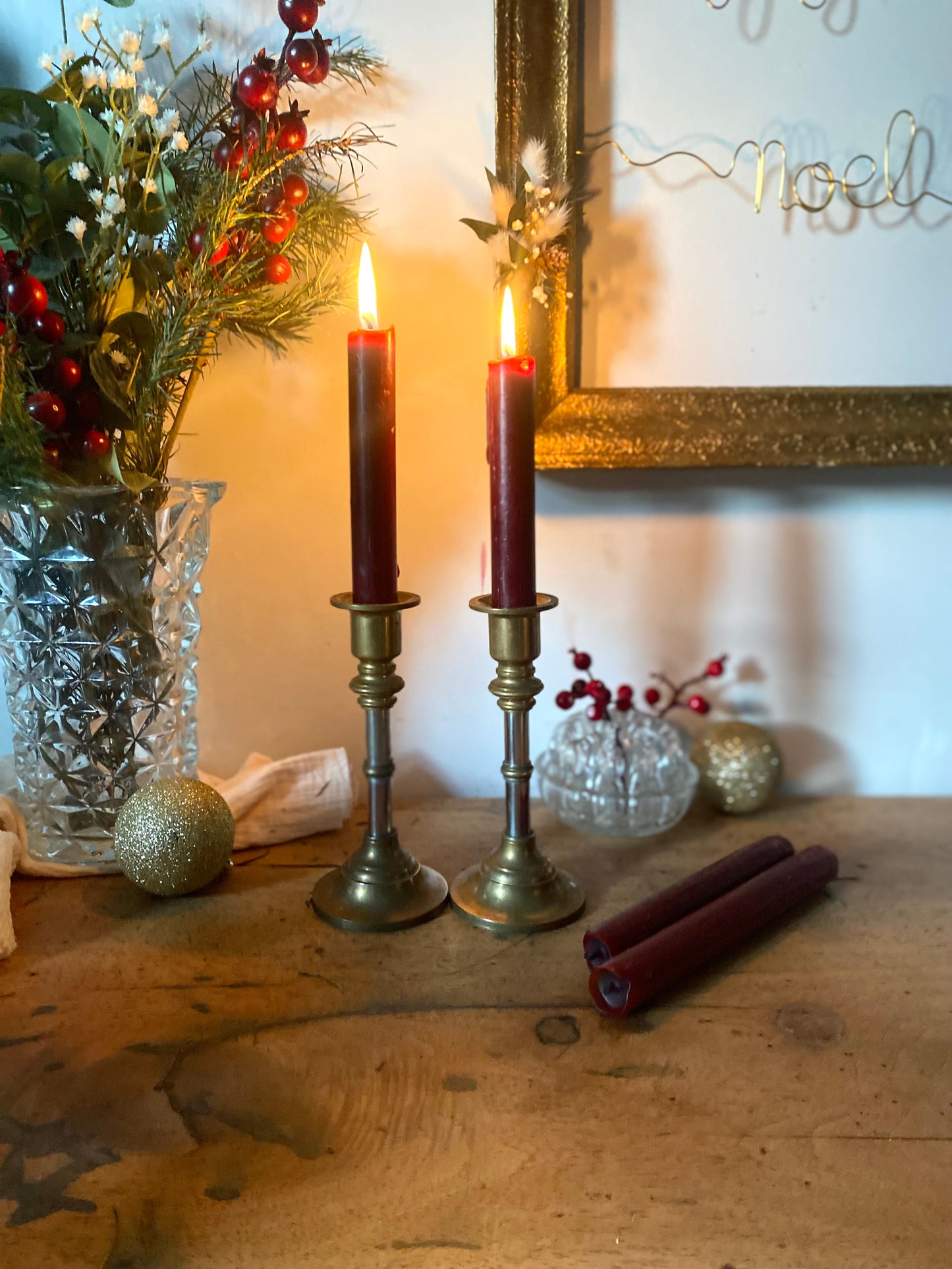 Paire de bougeoir ancien