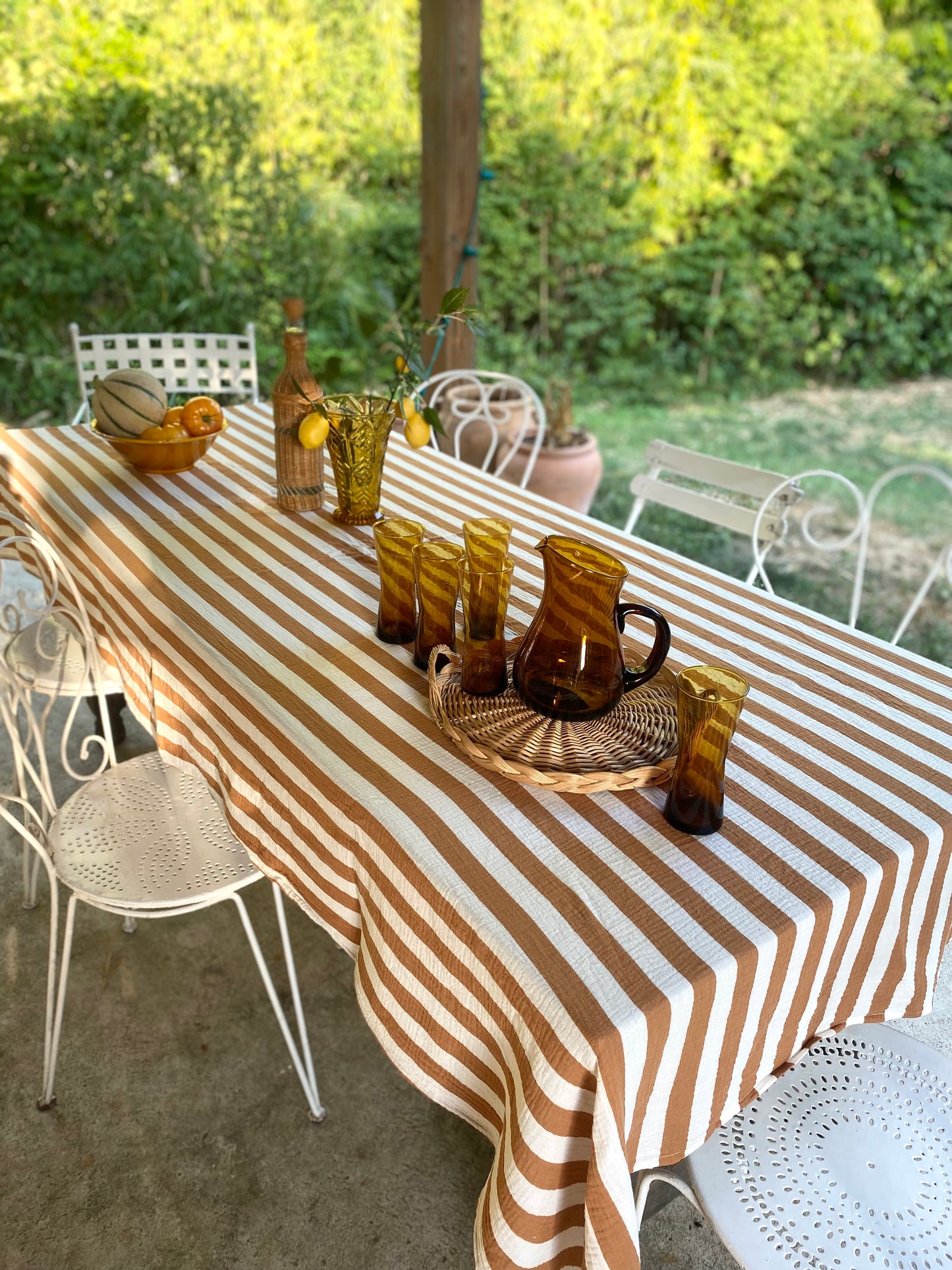 Nappe D’Yvette à Simone * Meyuko— Gaze de coton