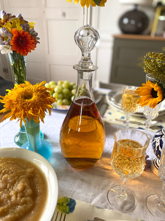 Carafe en verre vintage