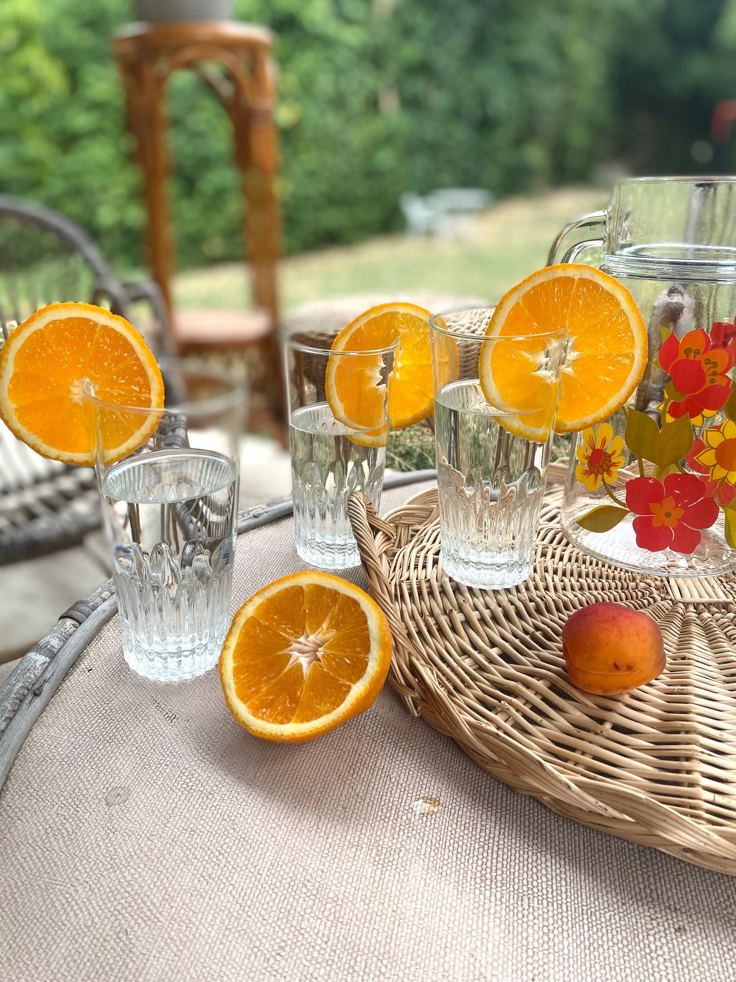 Service à orangeade 70’s