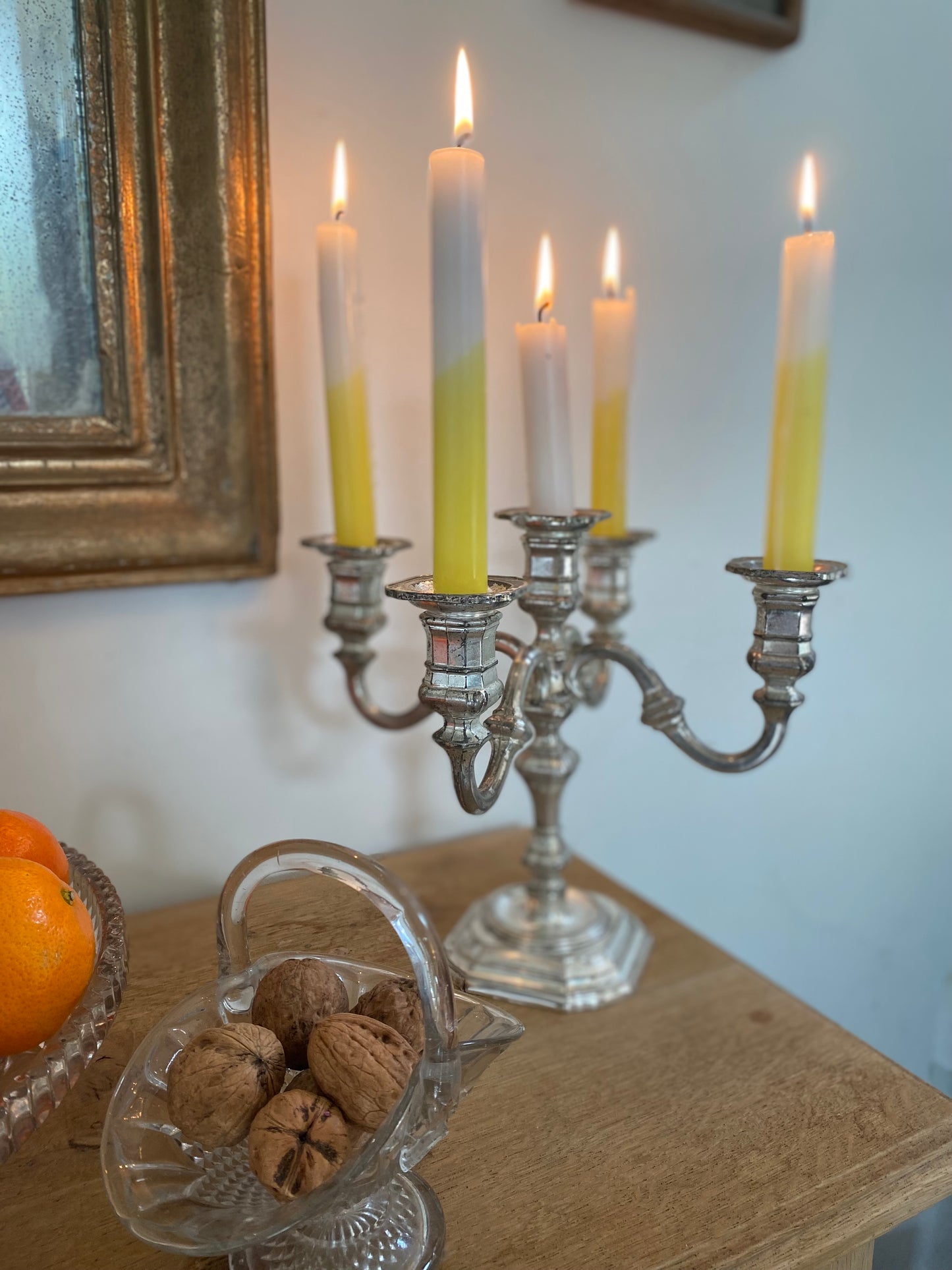 Candélabre ancien à cinq branches