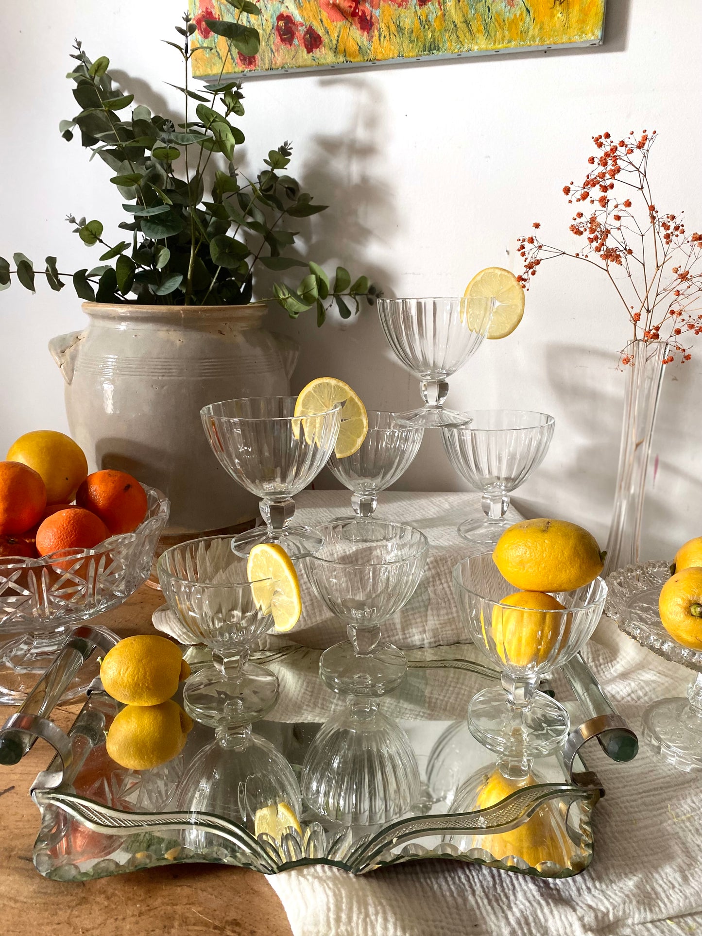 7 Coupes à glace vintage