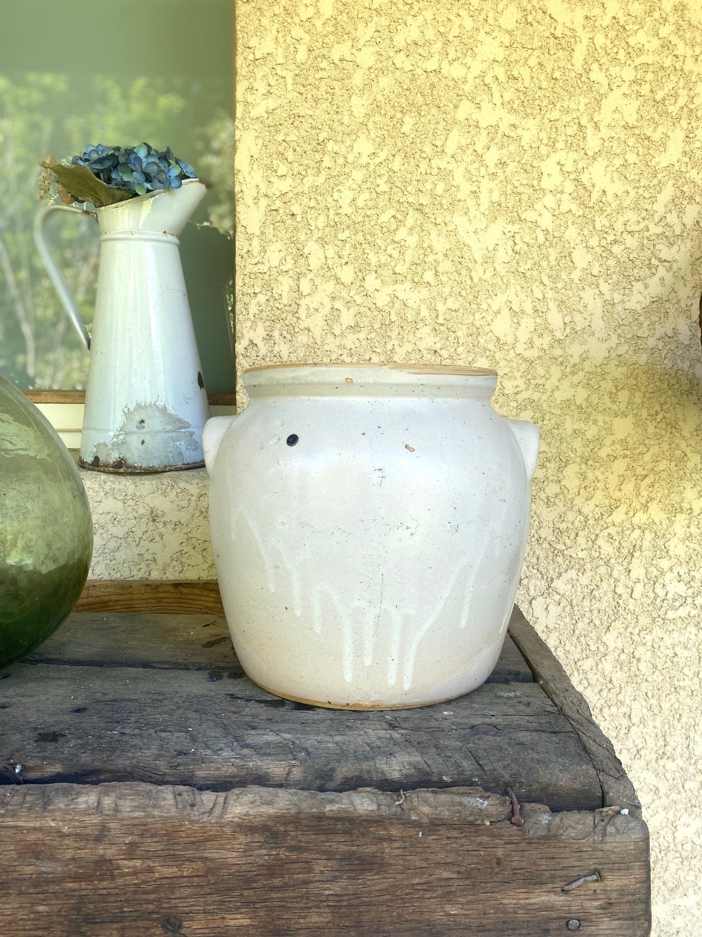 Ancien Grand Pot à Confit en Terre Cuite Vernissée – XIXe