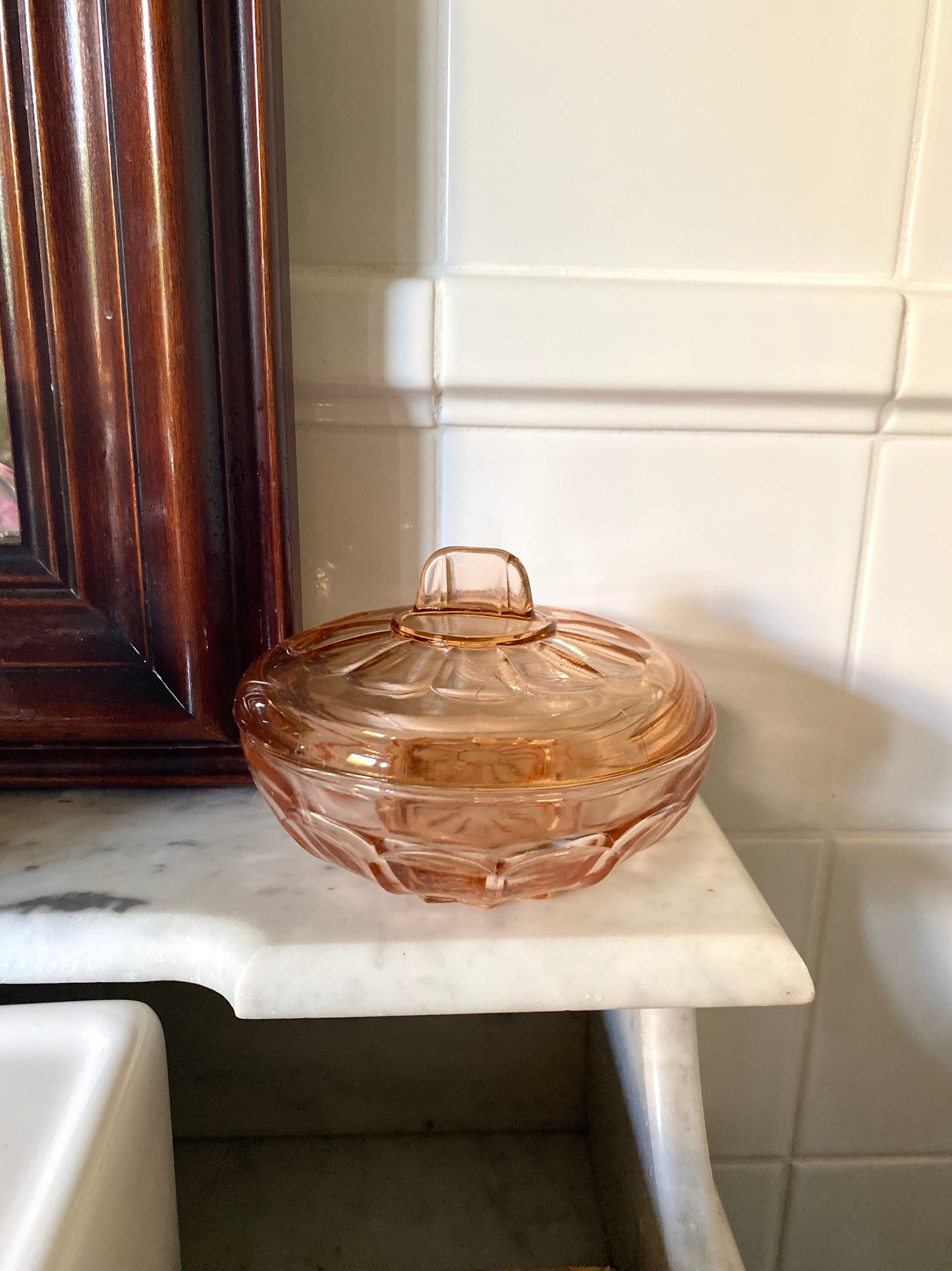 Boîte à poudre en rosaline