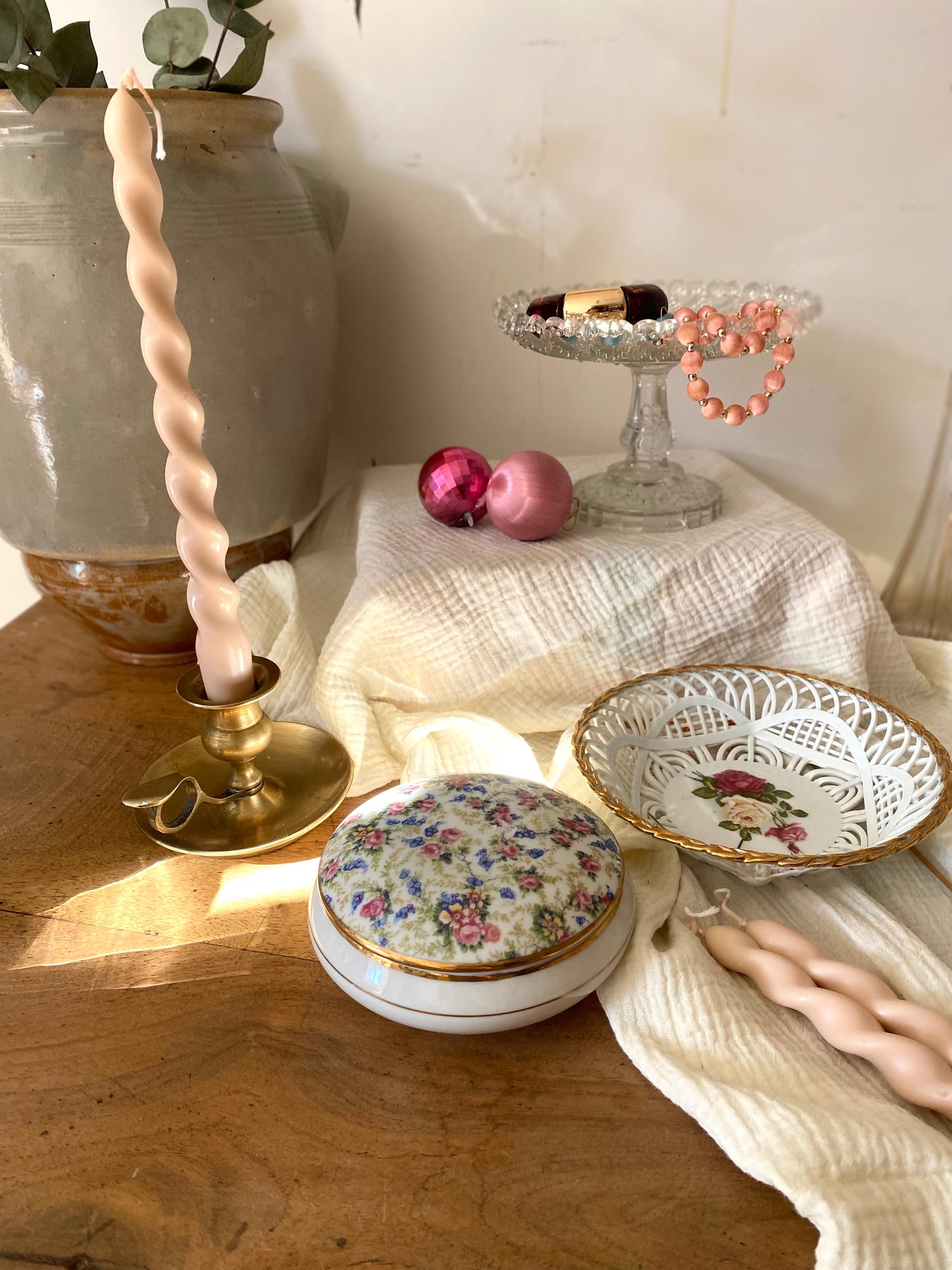 Boîte à bijoux en porcelaine de Saint-Uze