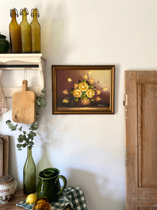 Huile sur toile ancienne