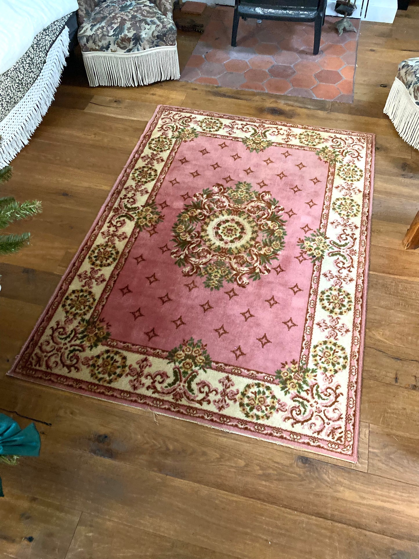 Tapis en laine ancien