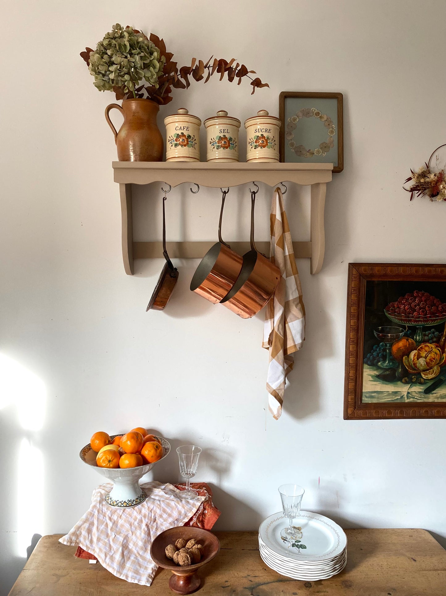 Casserole en cuivre ancien