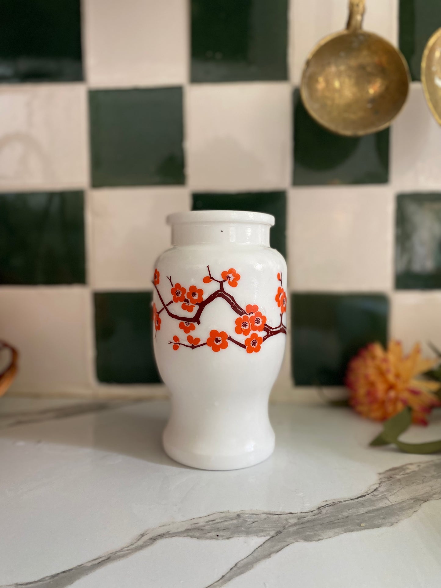 Vase en opaline vintage